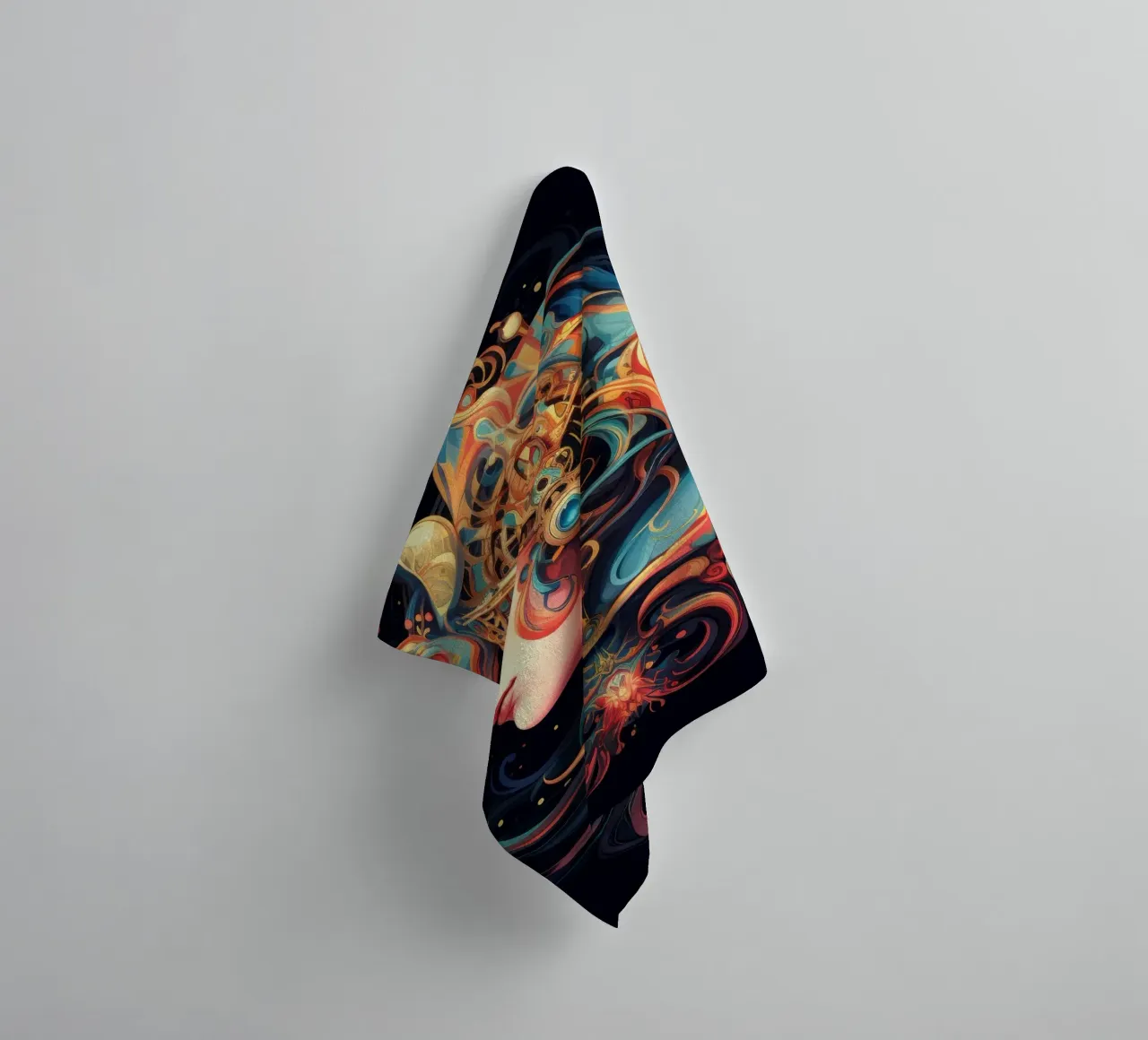 Celestial badhanddoek van Art Unleashed