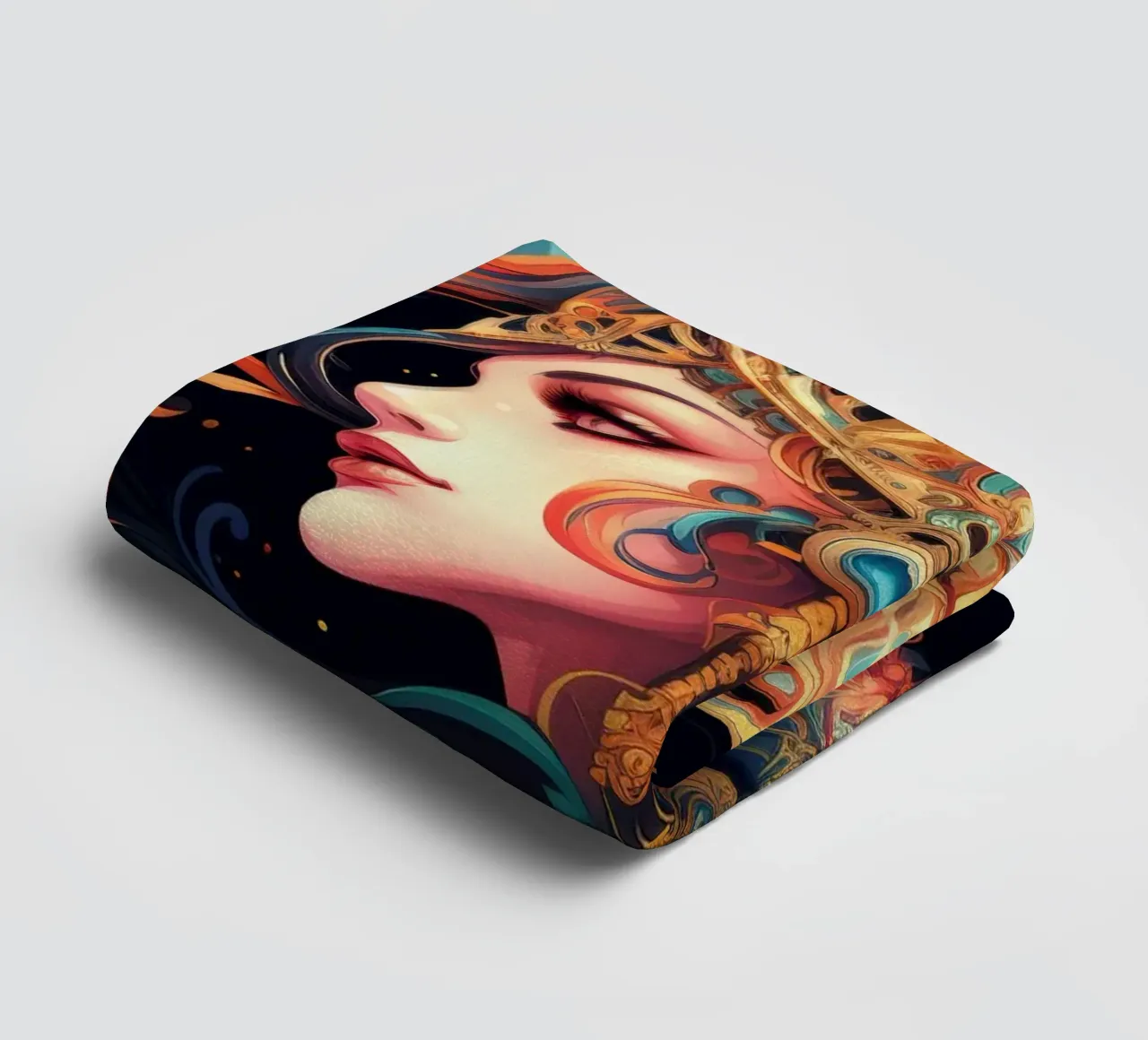 Celestial badhanddoek van Art Unleashed