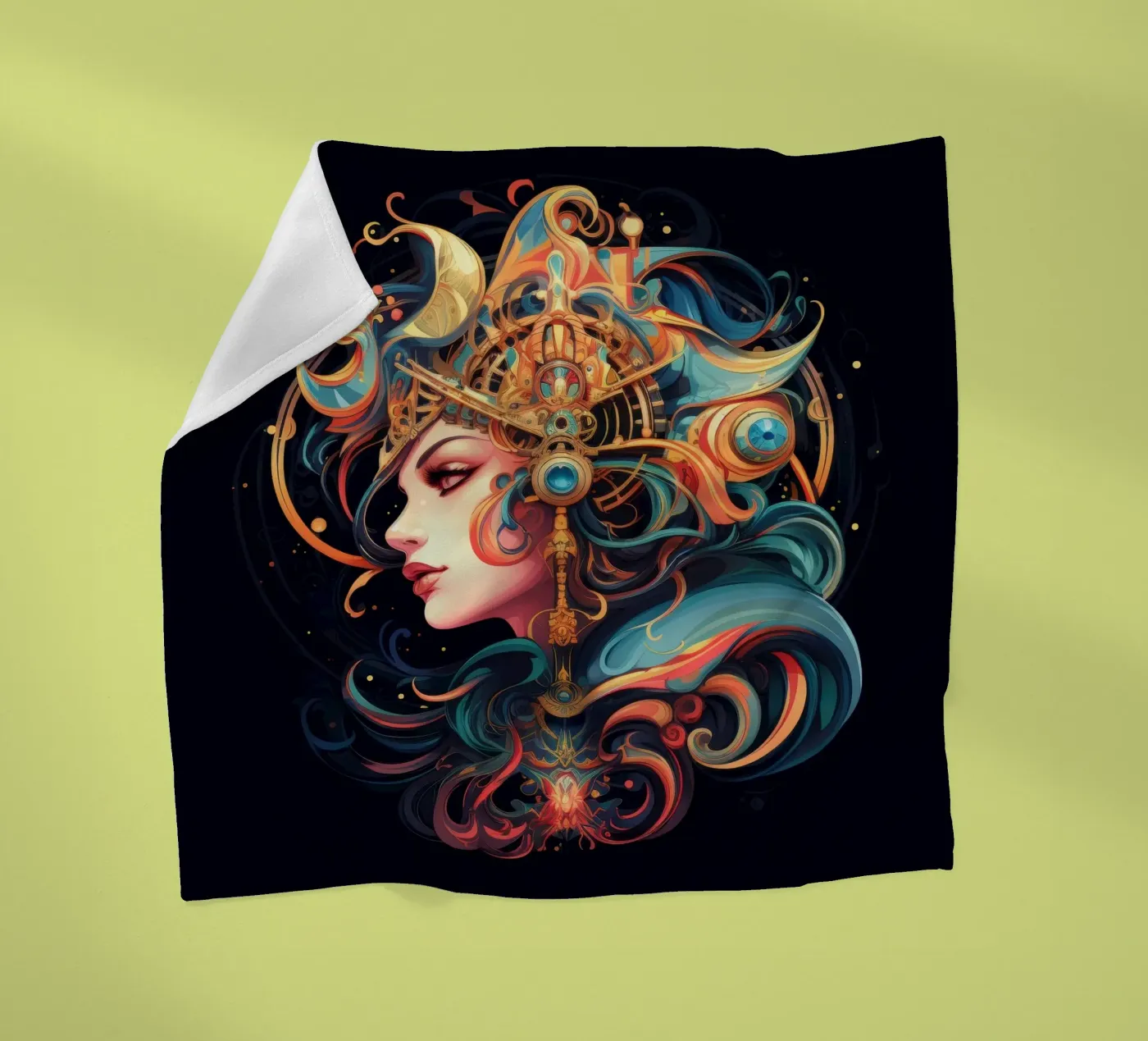 Celestial fleece blanket by Art Unleashed