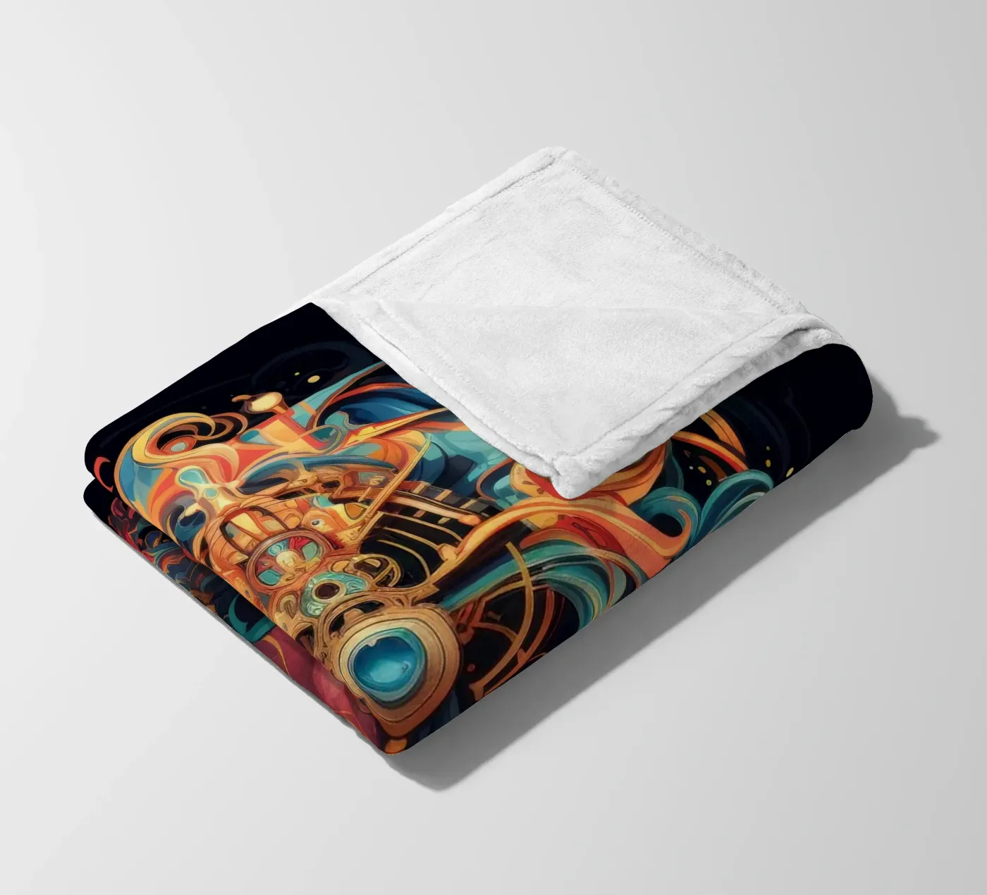 Celestial fleece blanket by Art Unleashed