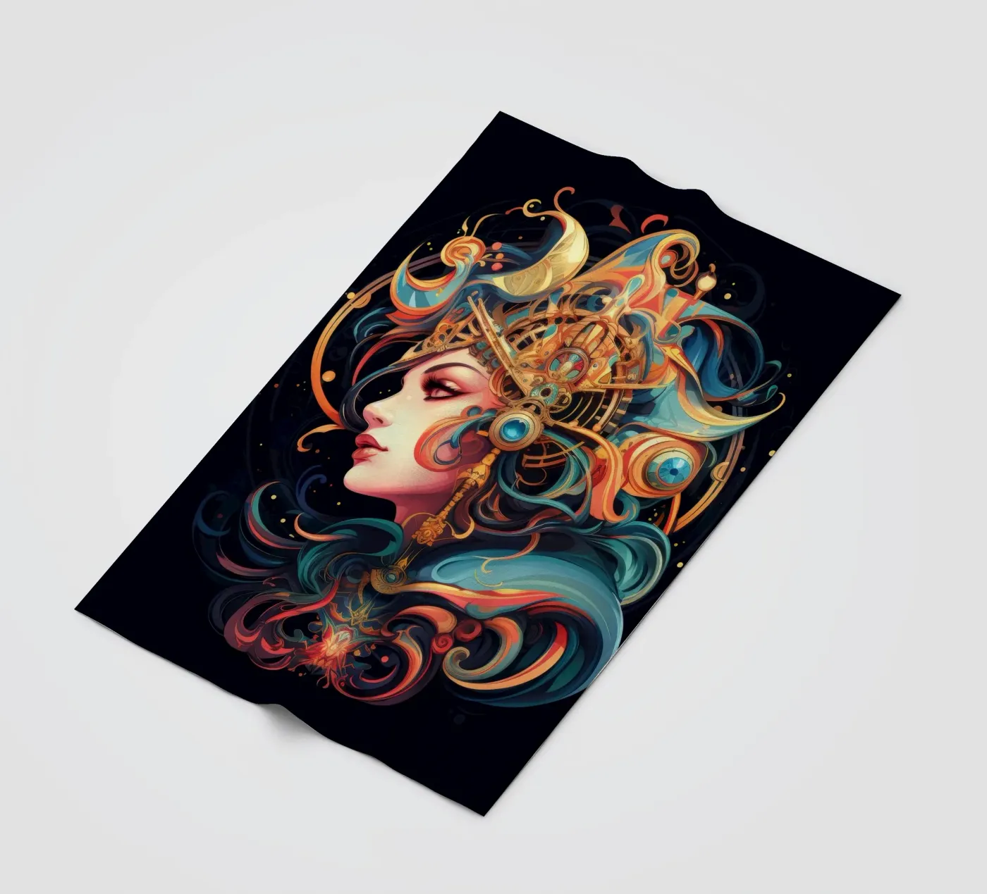 Celestial fleece blanket by Art Unleashed
