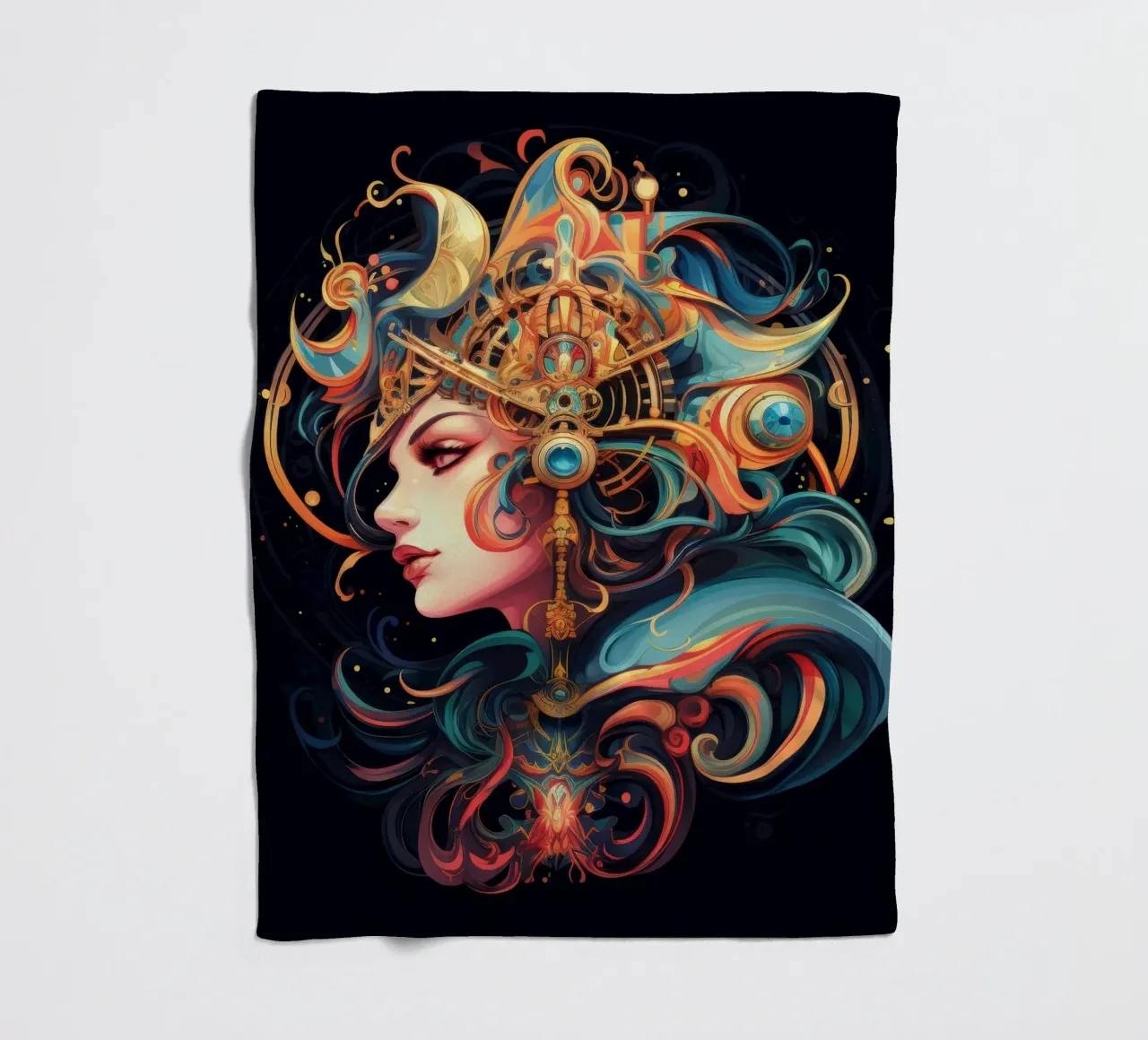 Celestial Fleecedecke von Art Unleashed