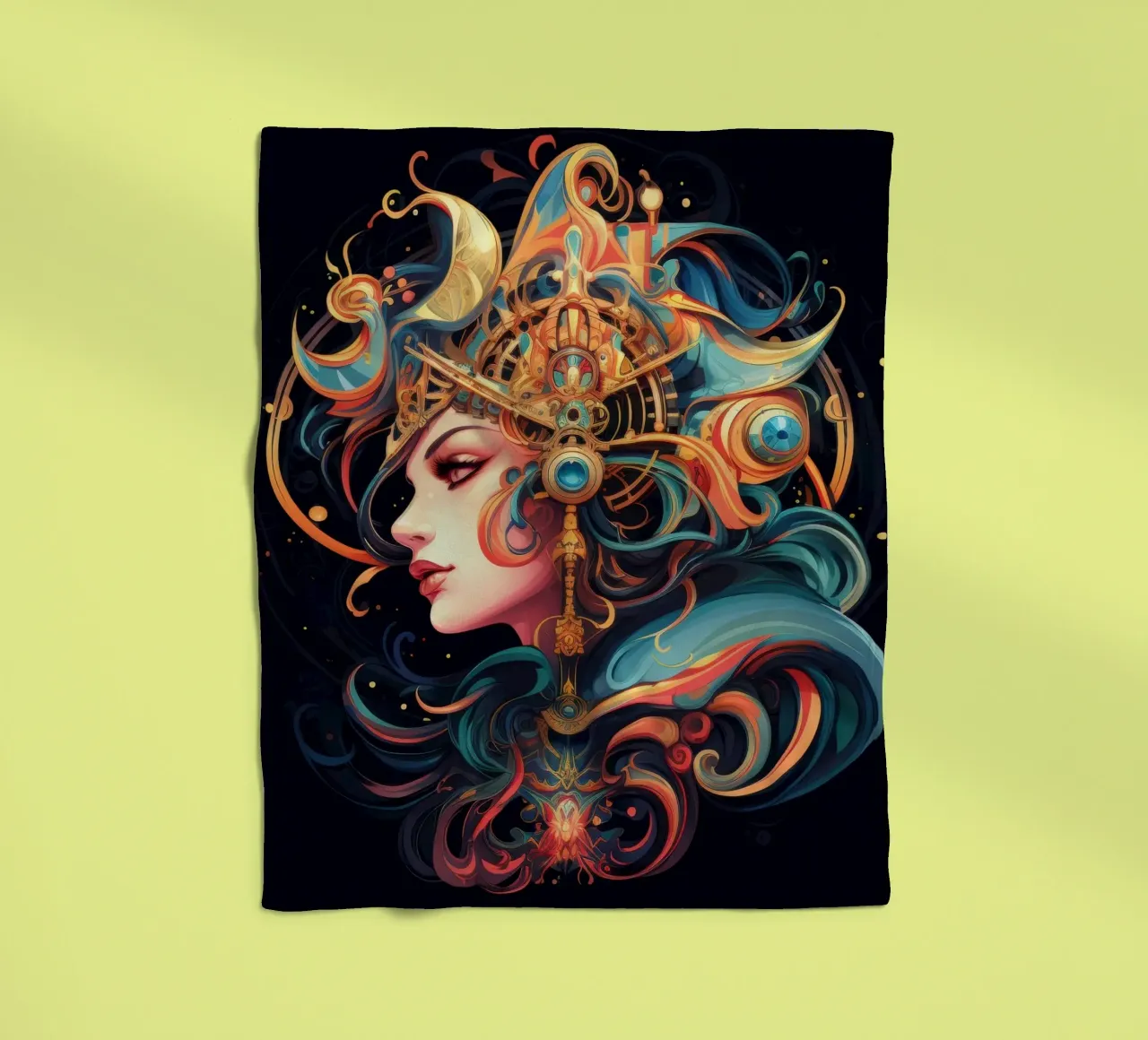 Celestial Fleecedecke von Art Unleashed