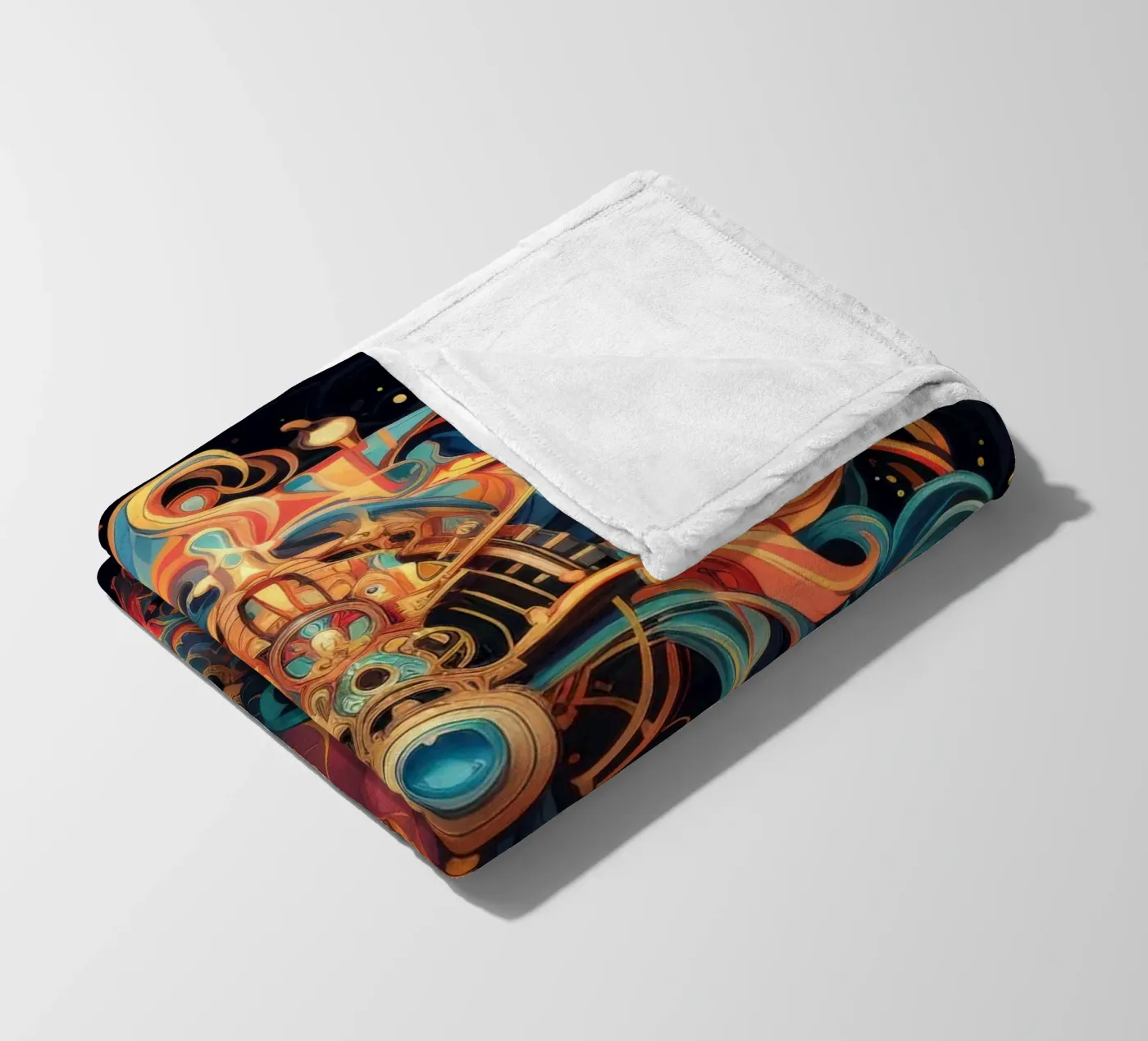 Celestial fleece blanket by Art Unleashed