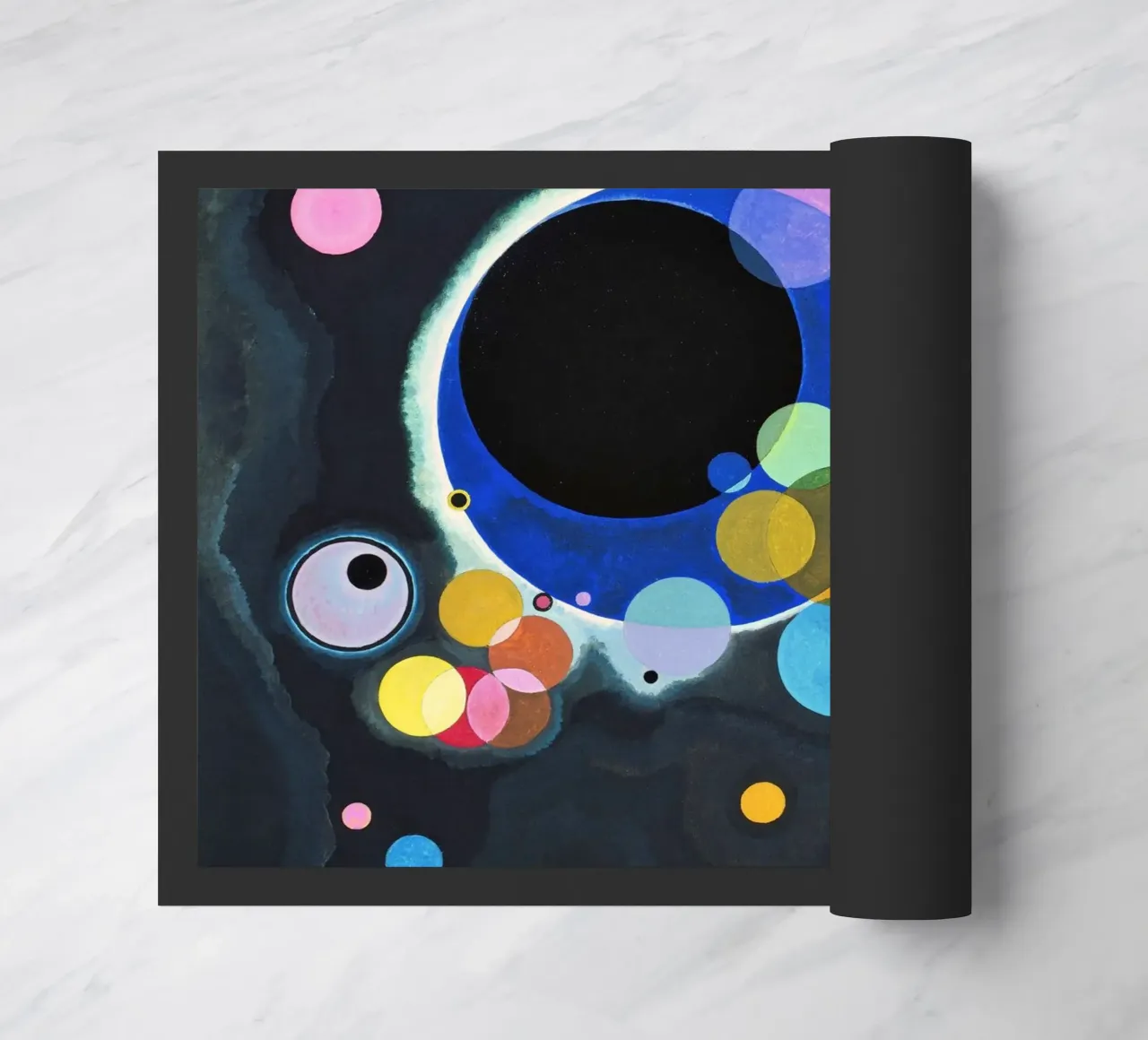 Wassily Kandinsky - Diversi cerchi zerbino da William Store