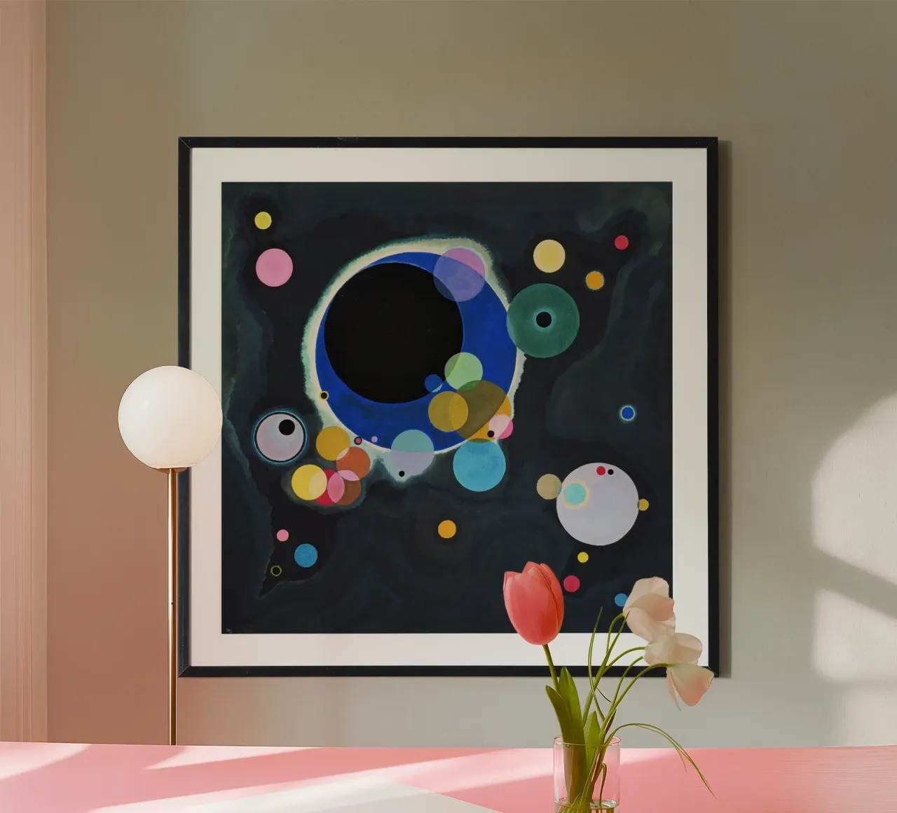 Wassily Kandinsky - Diversi cerchi poster da William Store
