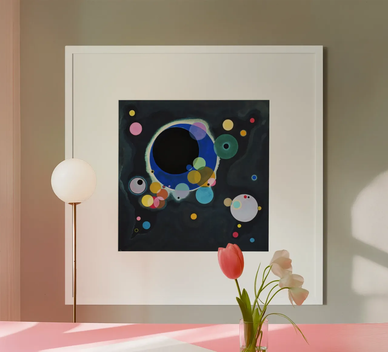 Wassily Kandinsky - Diversi cerchi poster da William Store