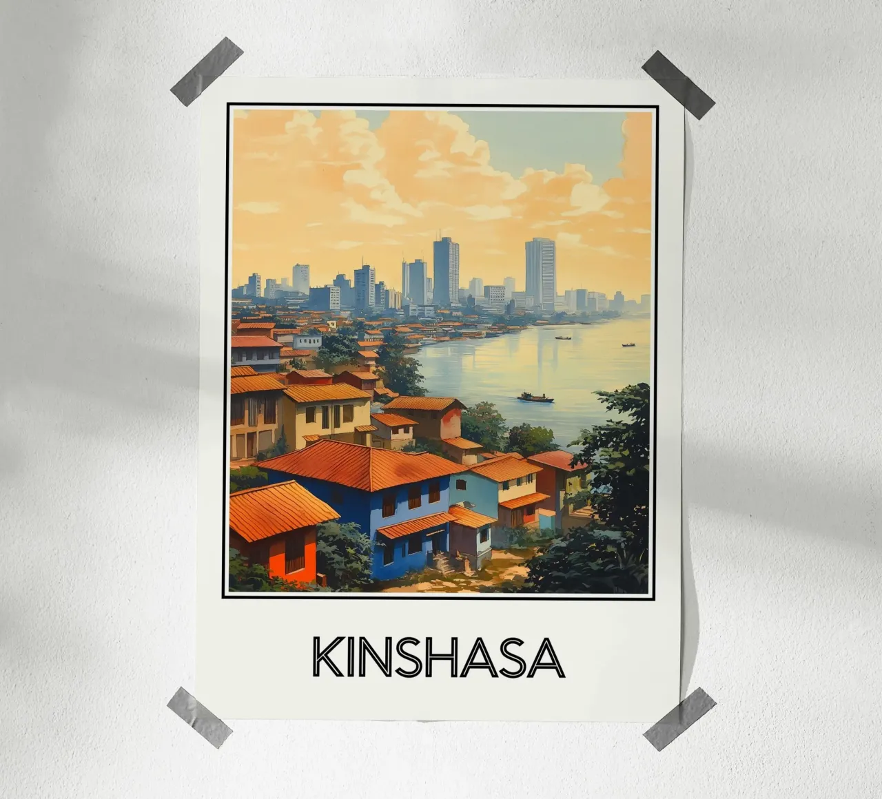Kinshasa poster da Frame the World