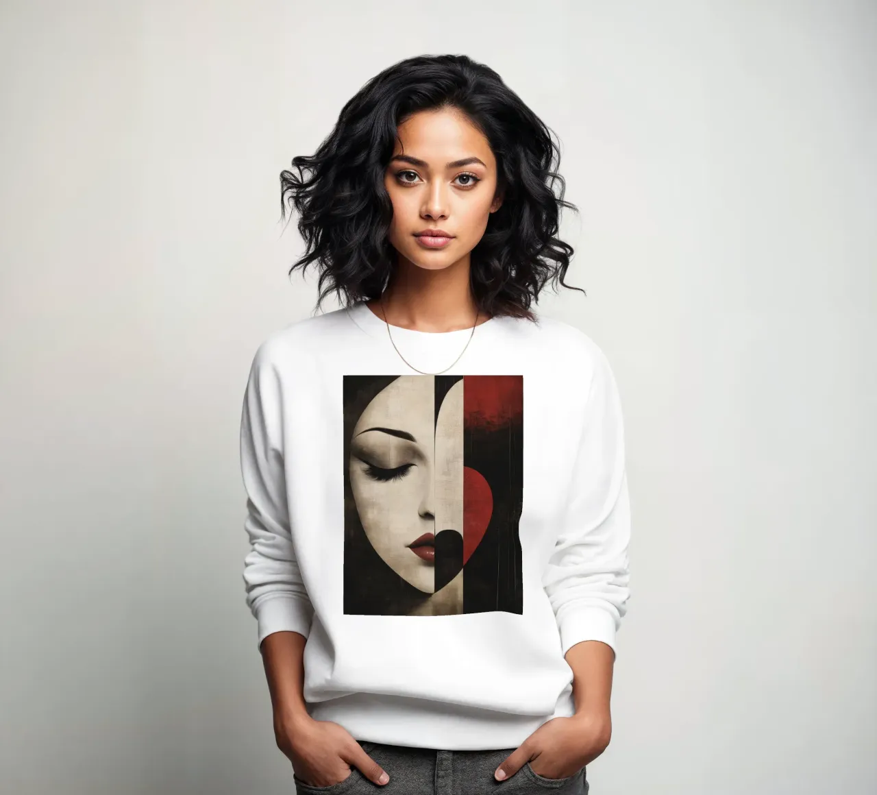 Silent Muse felpa da Art Unleashed