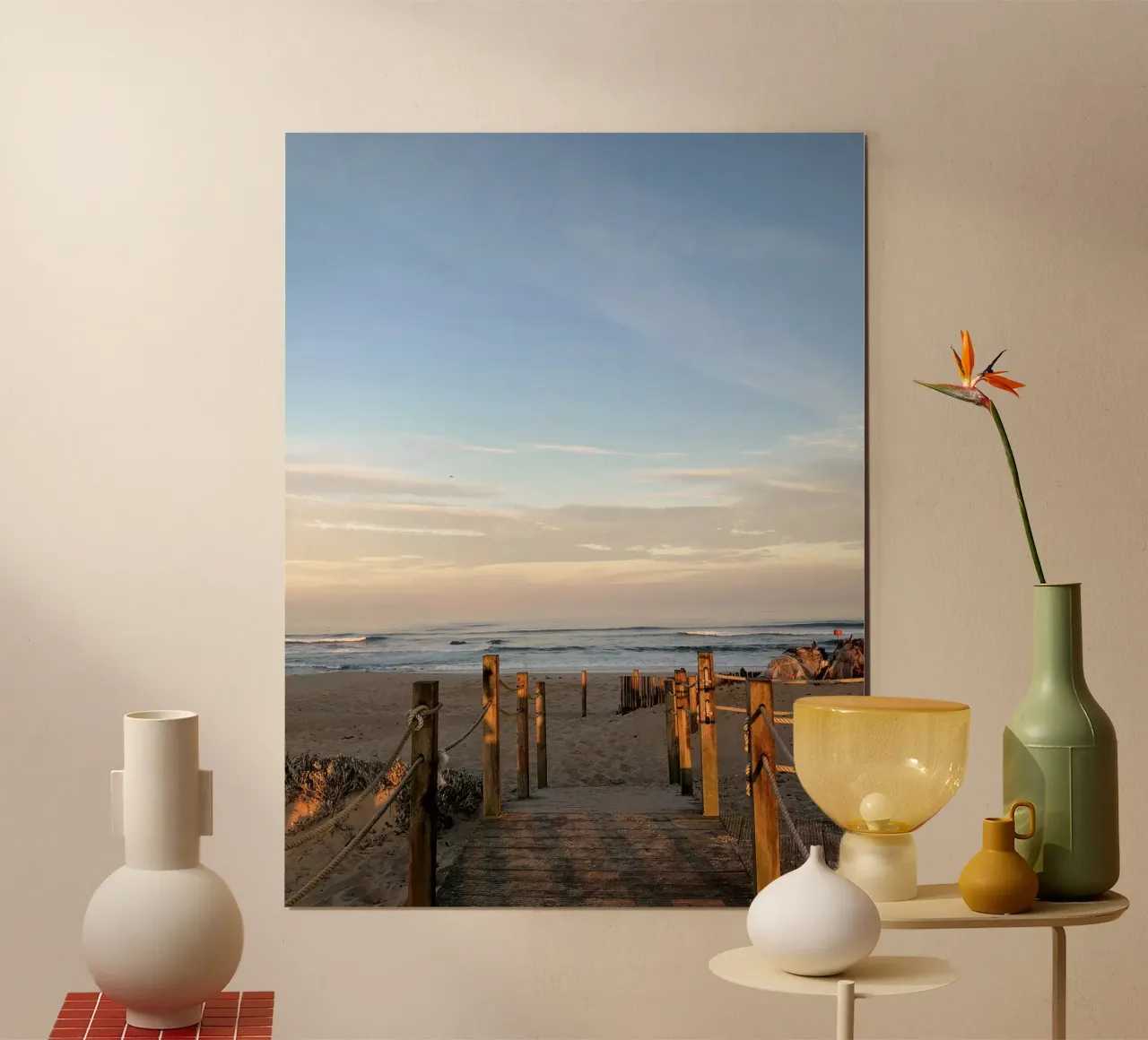 Strand poster con telaio in plastica da SteffisNatursicht