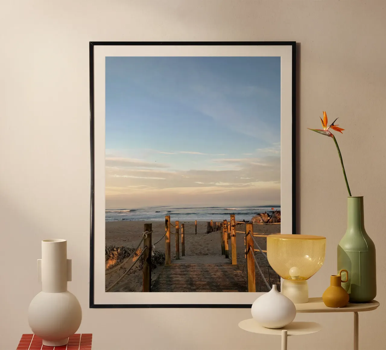 Strand poster con telaio in plastica da SteffisNatursicht