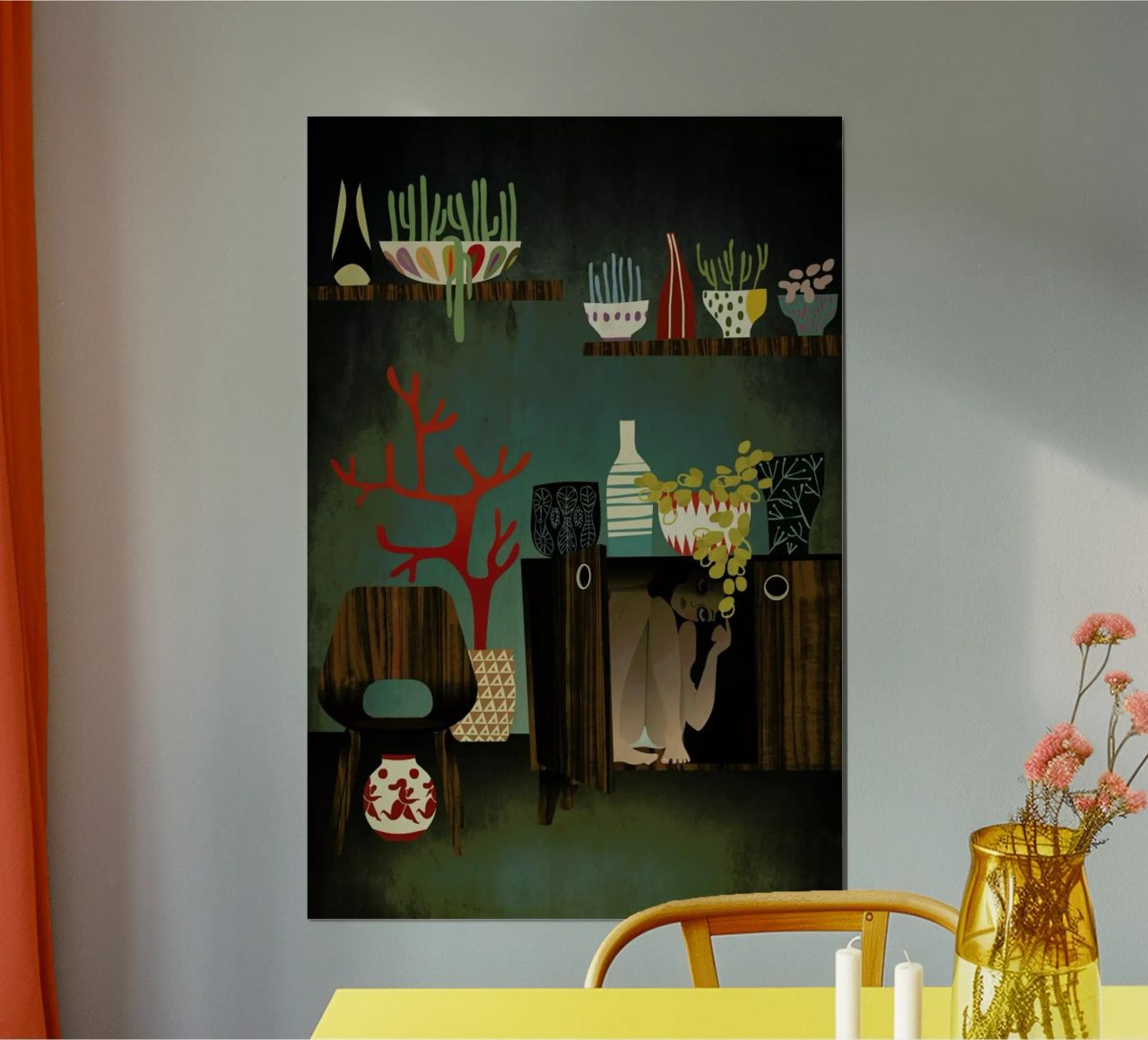 Blumenladen Poster von Lesja Chernish