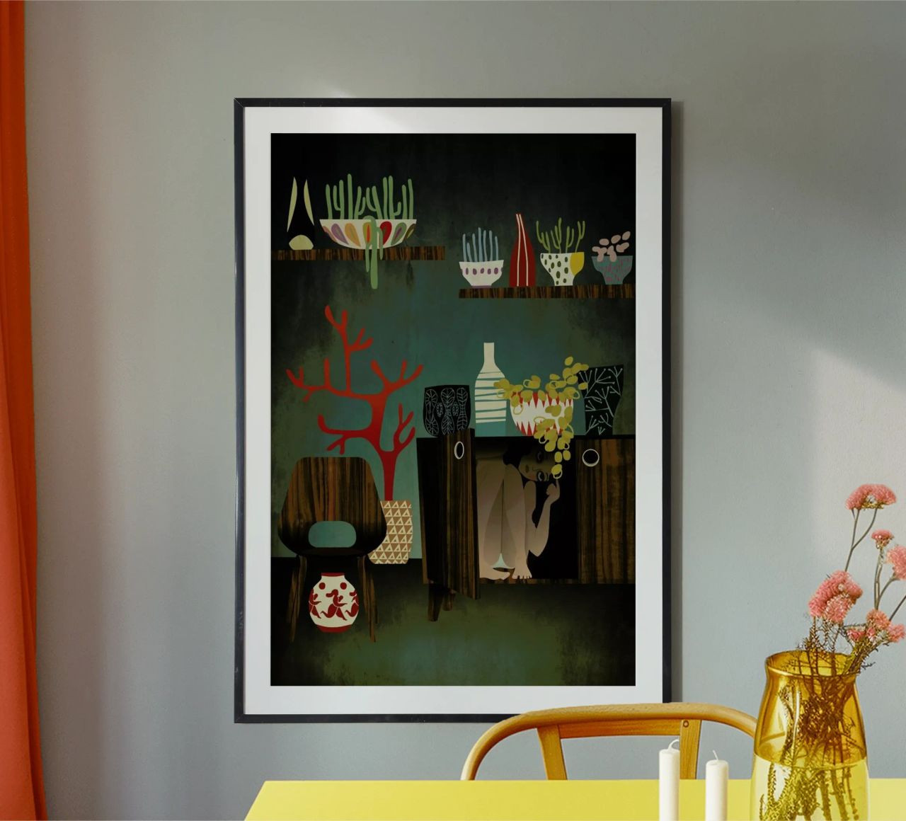 Blumenladen Poster von Lesja Chernish