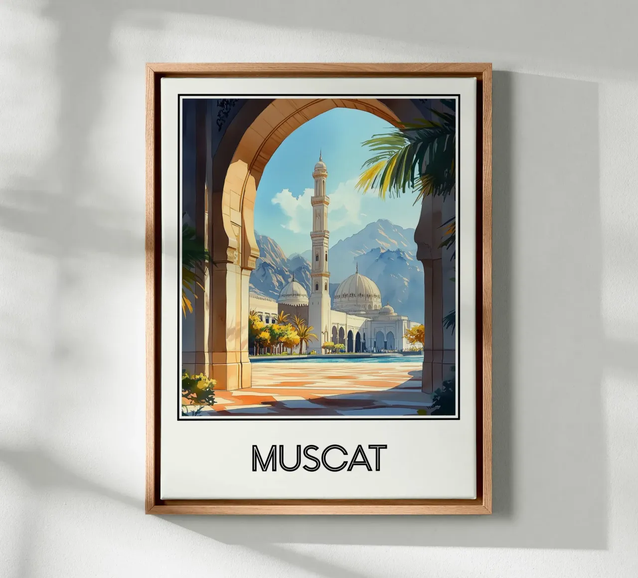 Mascate tela con Cornice a cassetta da Frame the World