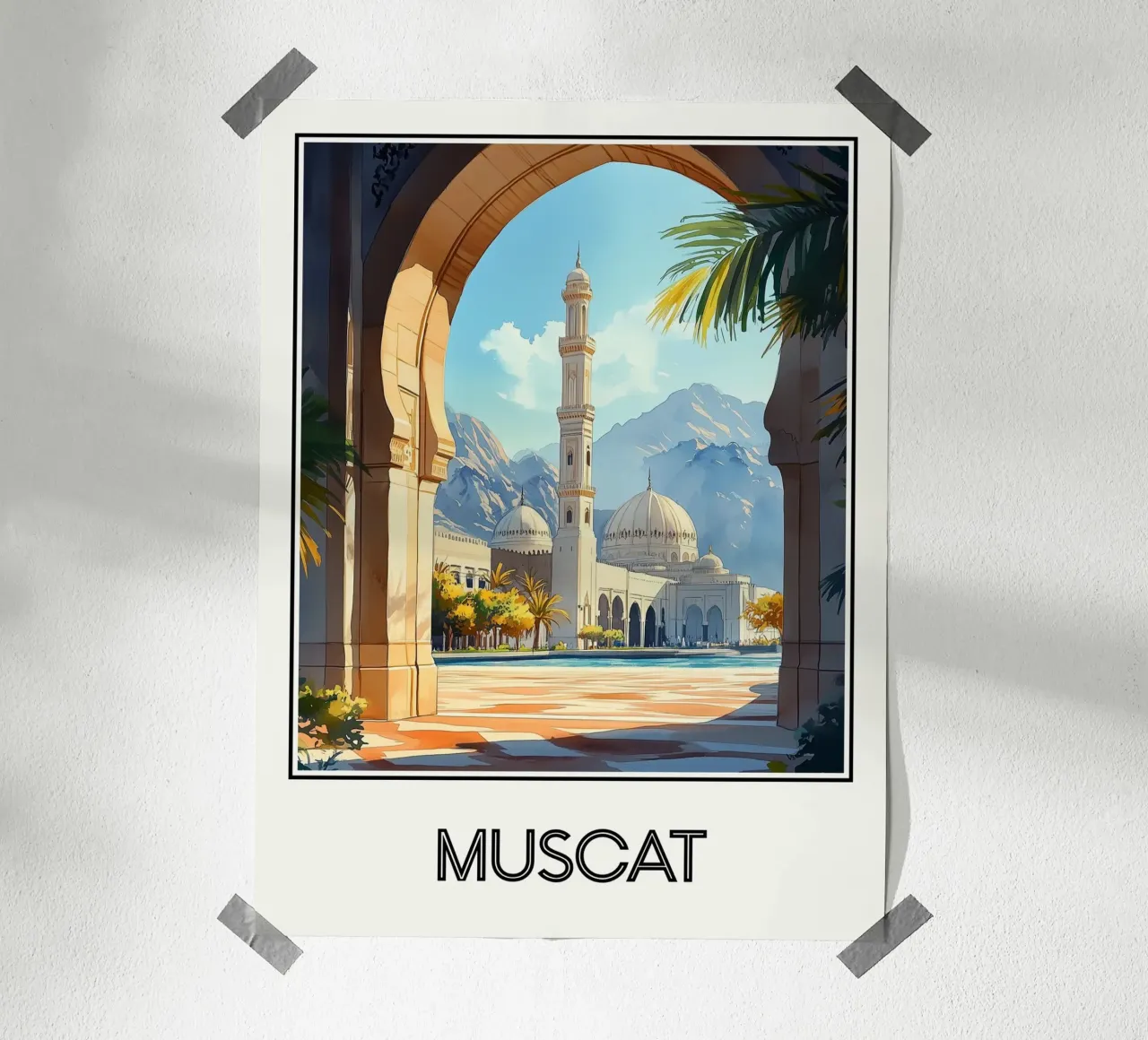 Mascate poster da Frame the World