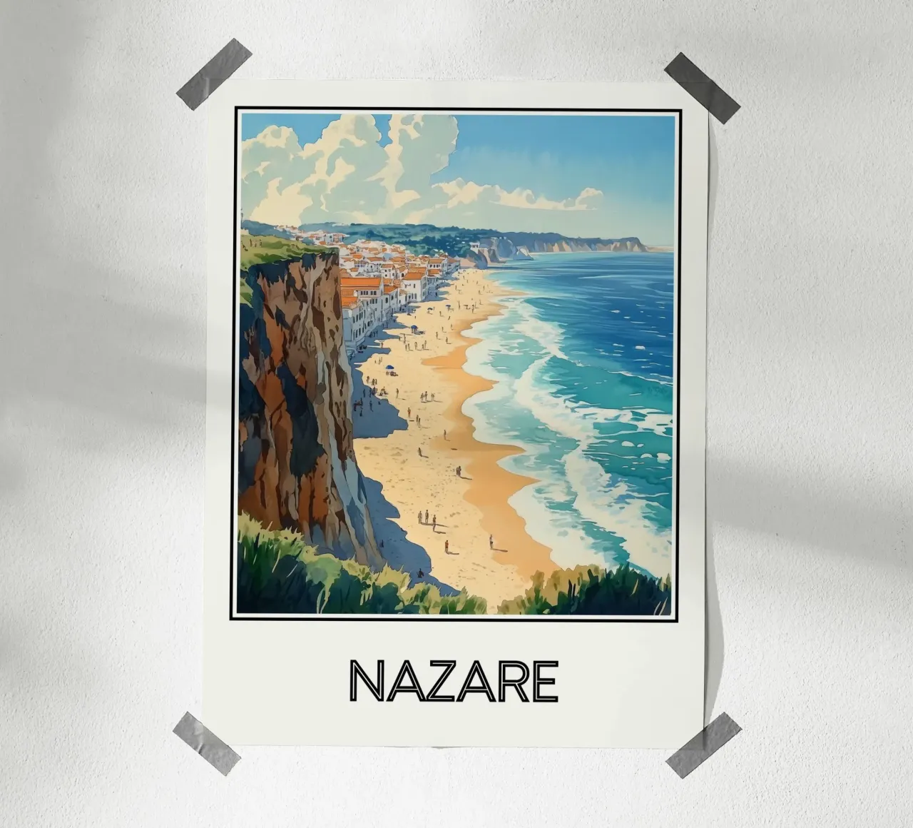 Nazaré poster da Frame the World