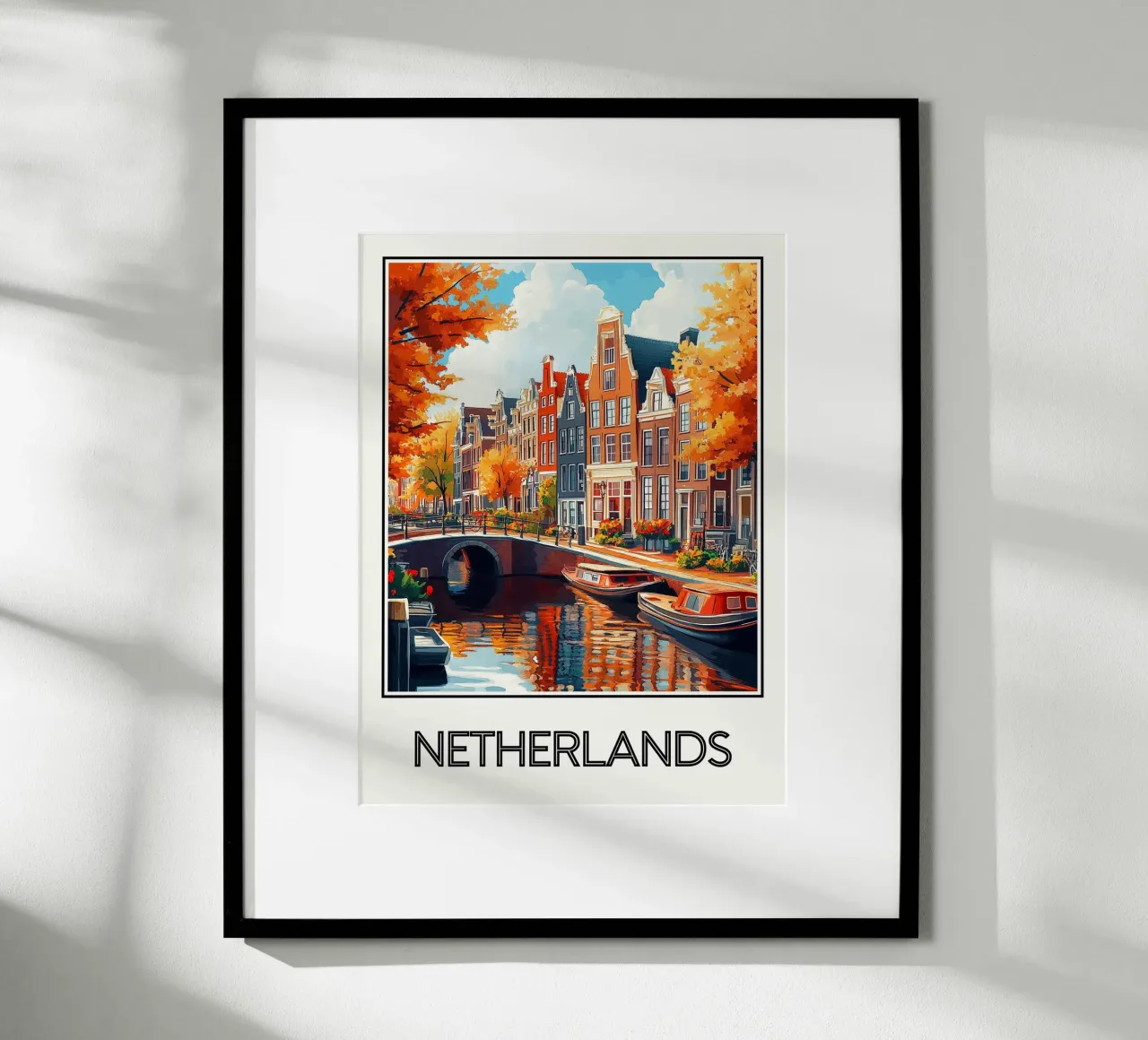 Paesi Bassi poster da Frame the World