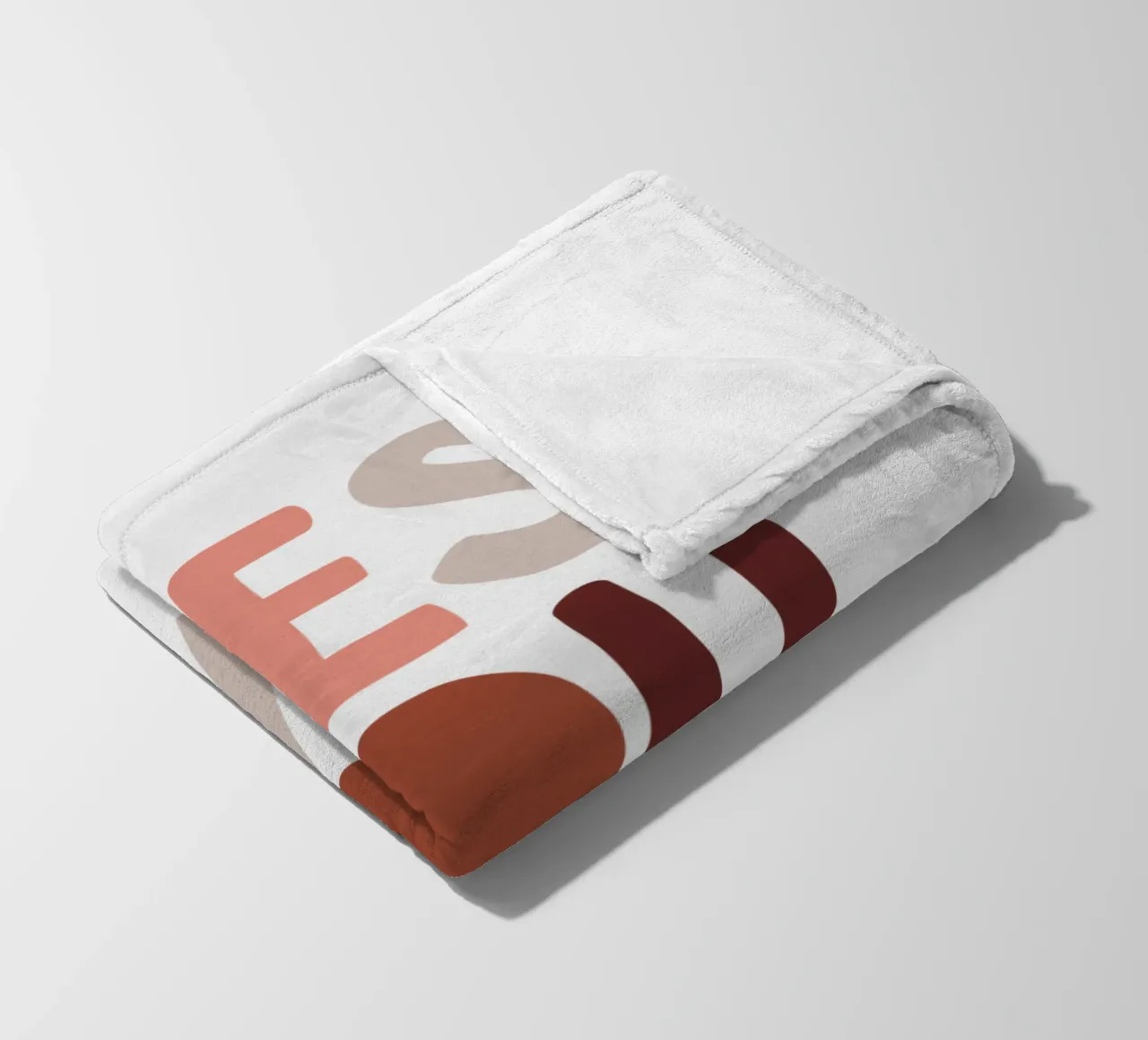 Design tipografico motivazionale Yes You Can coperta in pile da THE MOTIVATED TYPE