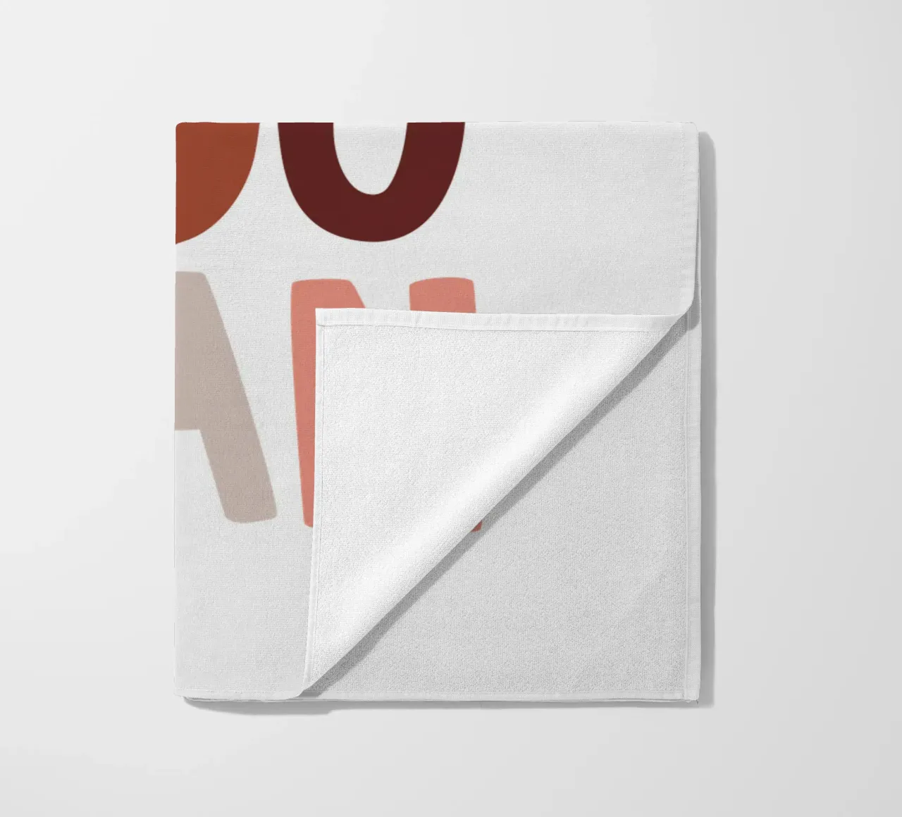 Design tipografico motivazionale Yes You Can telo mare da THE MOTIVATED TYPE