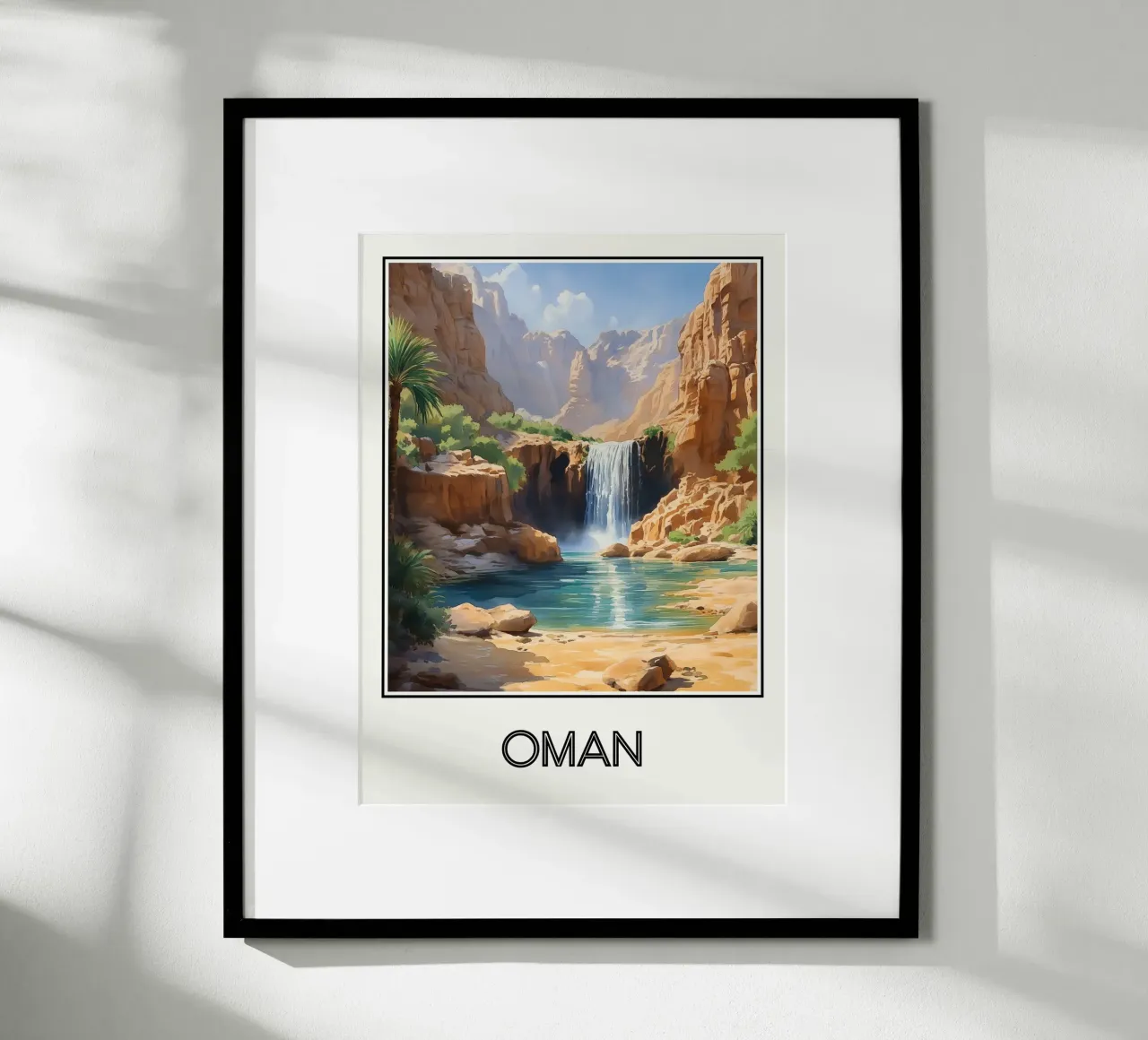 Oman poster da Frame the World
