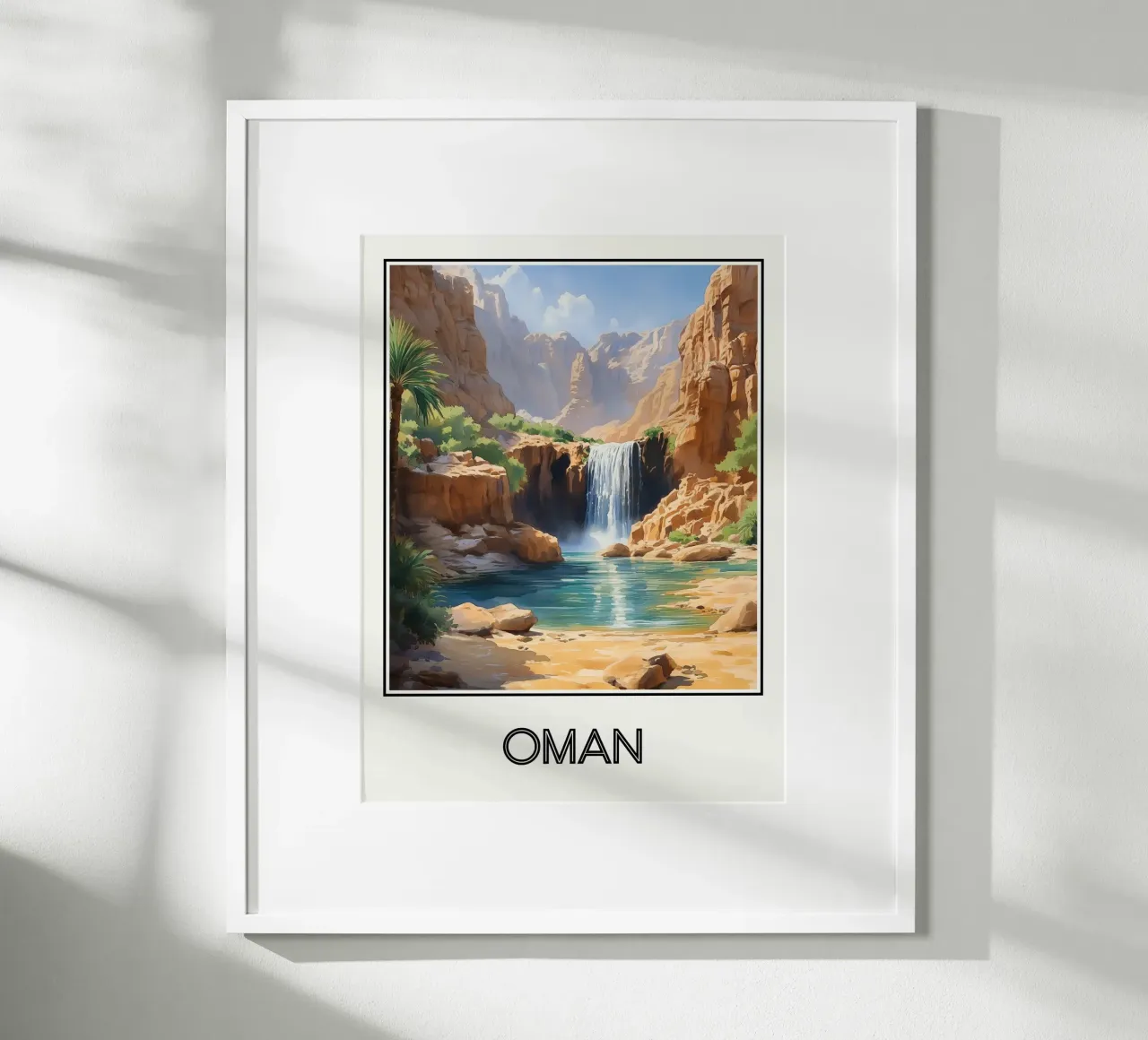 Oman poster da Frame the World