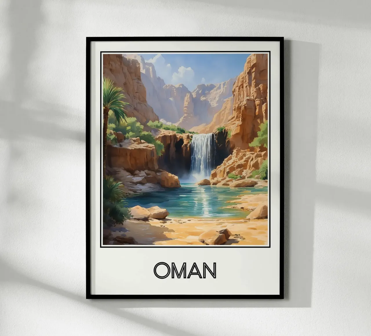 Oman poster da Frame the World