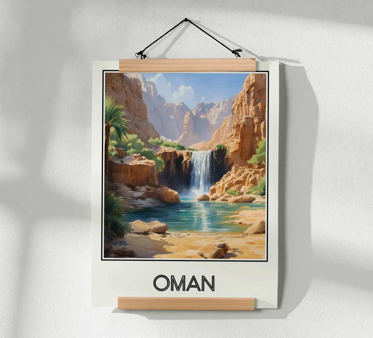 Oman poster da Frame the World