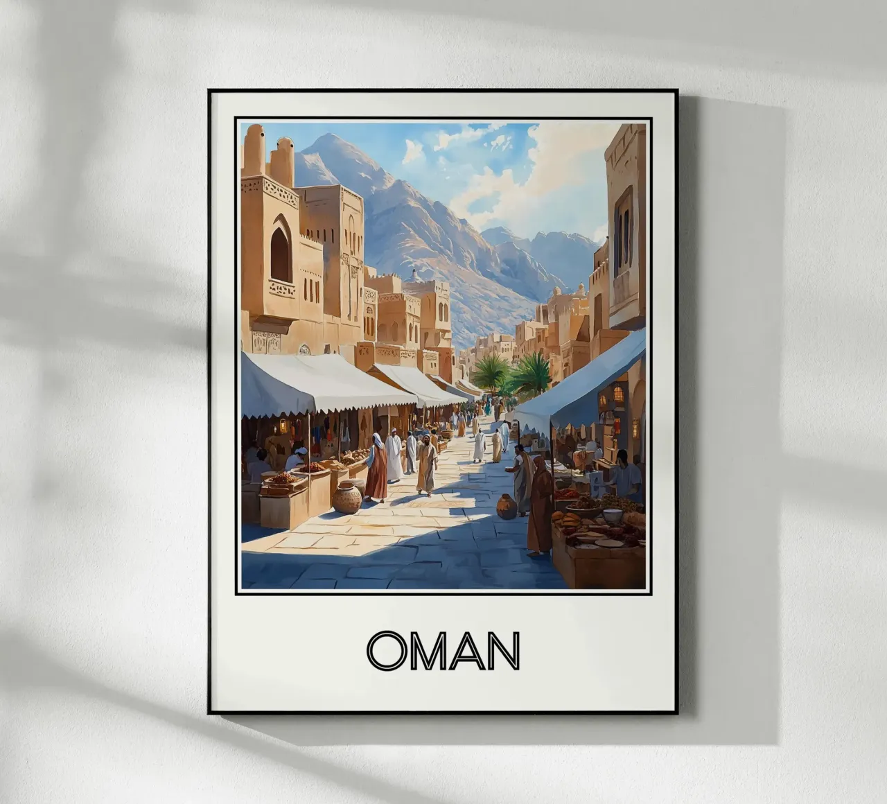 Affiche Oman plexiglass da Frame the World