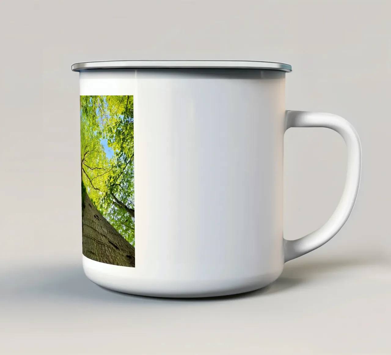 Arbre en forêt tazza in smalto da Estelle Création