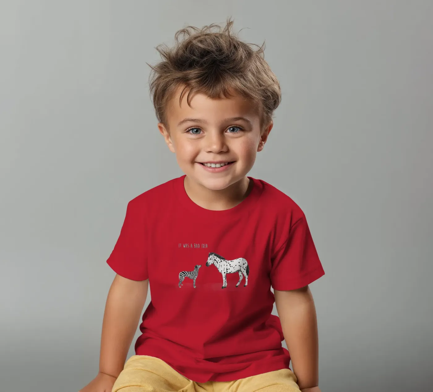 Bad Idea t-shirt bambini da Balazs Solti