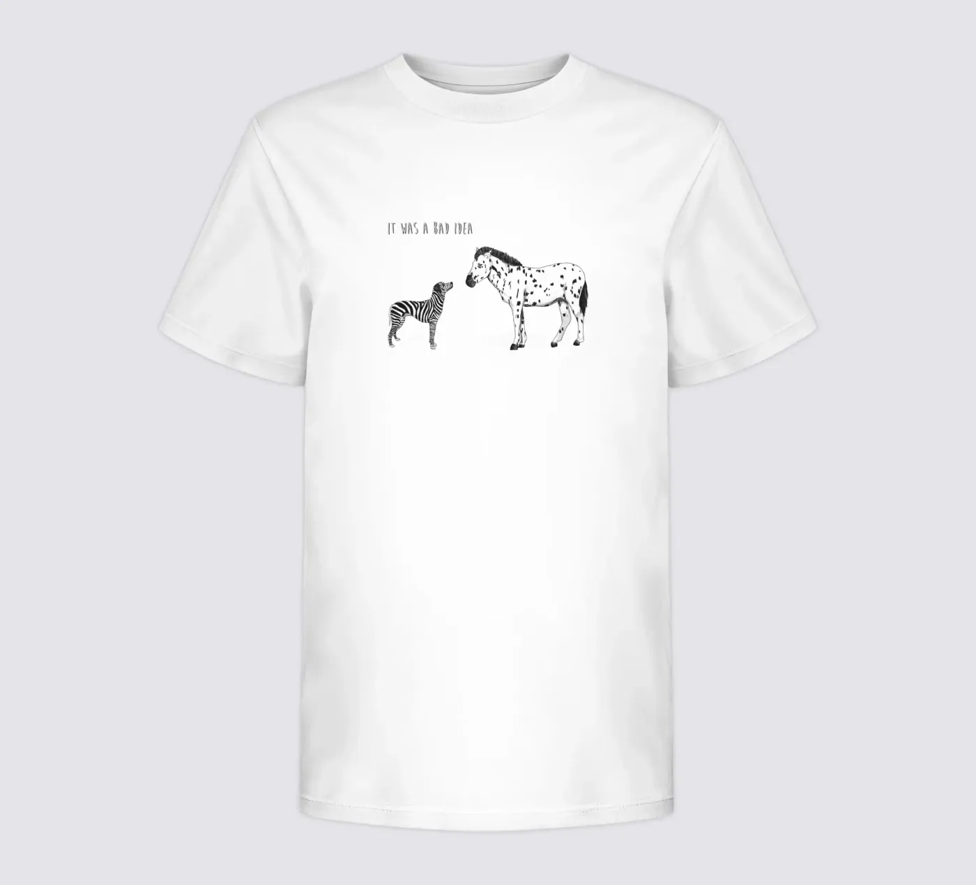 Bad Idea kinder t-shirt van Balazs Solti