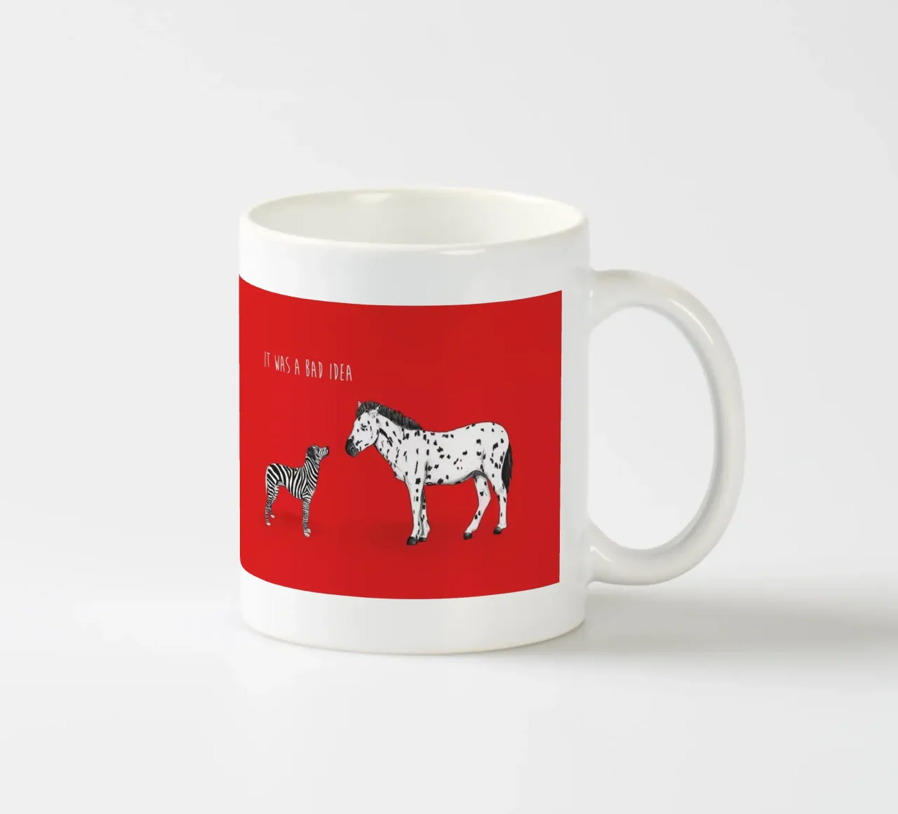 Bad Idea Keramik Tasse von Balazs Solti
