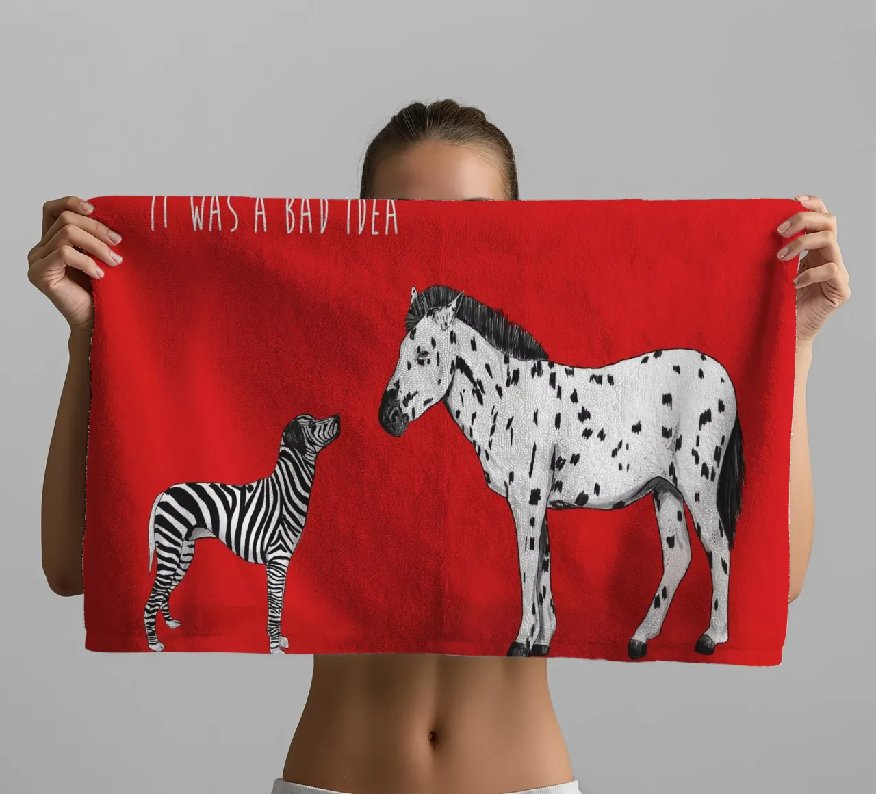 Bad Idea asciugamano da bagno da Balazs Solti