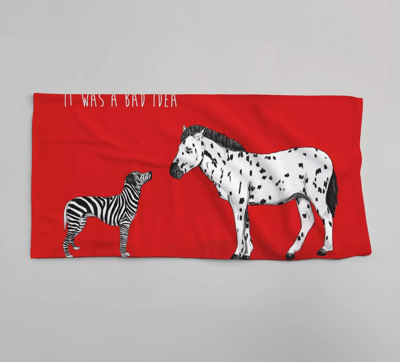 Bad Idea asciugamano da bagno da Balazs Solti