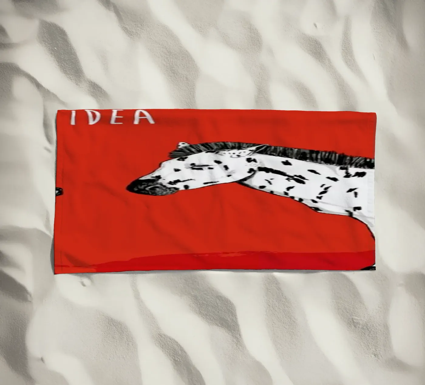 Bad Idea beach towel by Balazs Solti