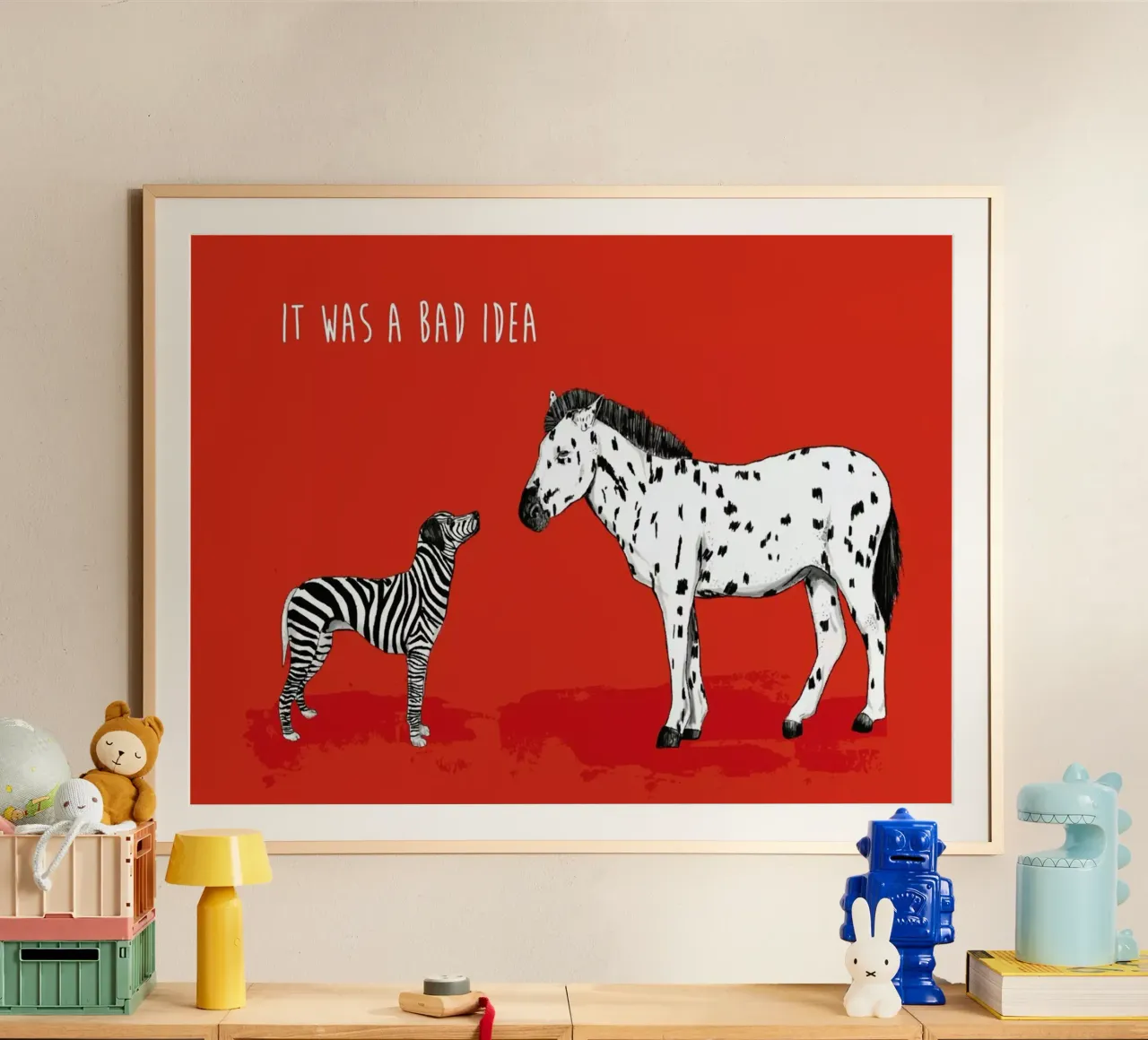 Bad Idea poster by Balazs Solti