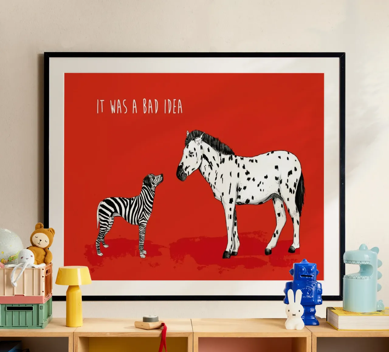 Bad Idea poster by Balazs Solti