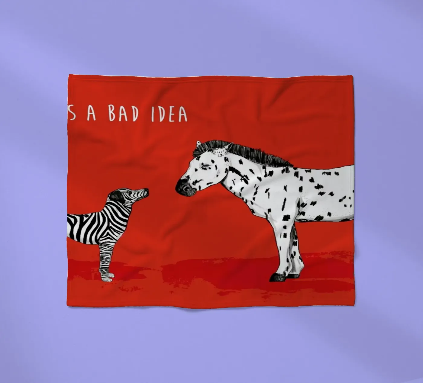 Bad Idea Fleecedecke von Balazs Solti