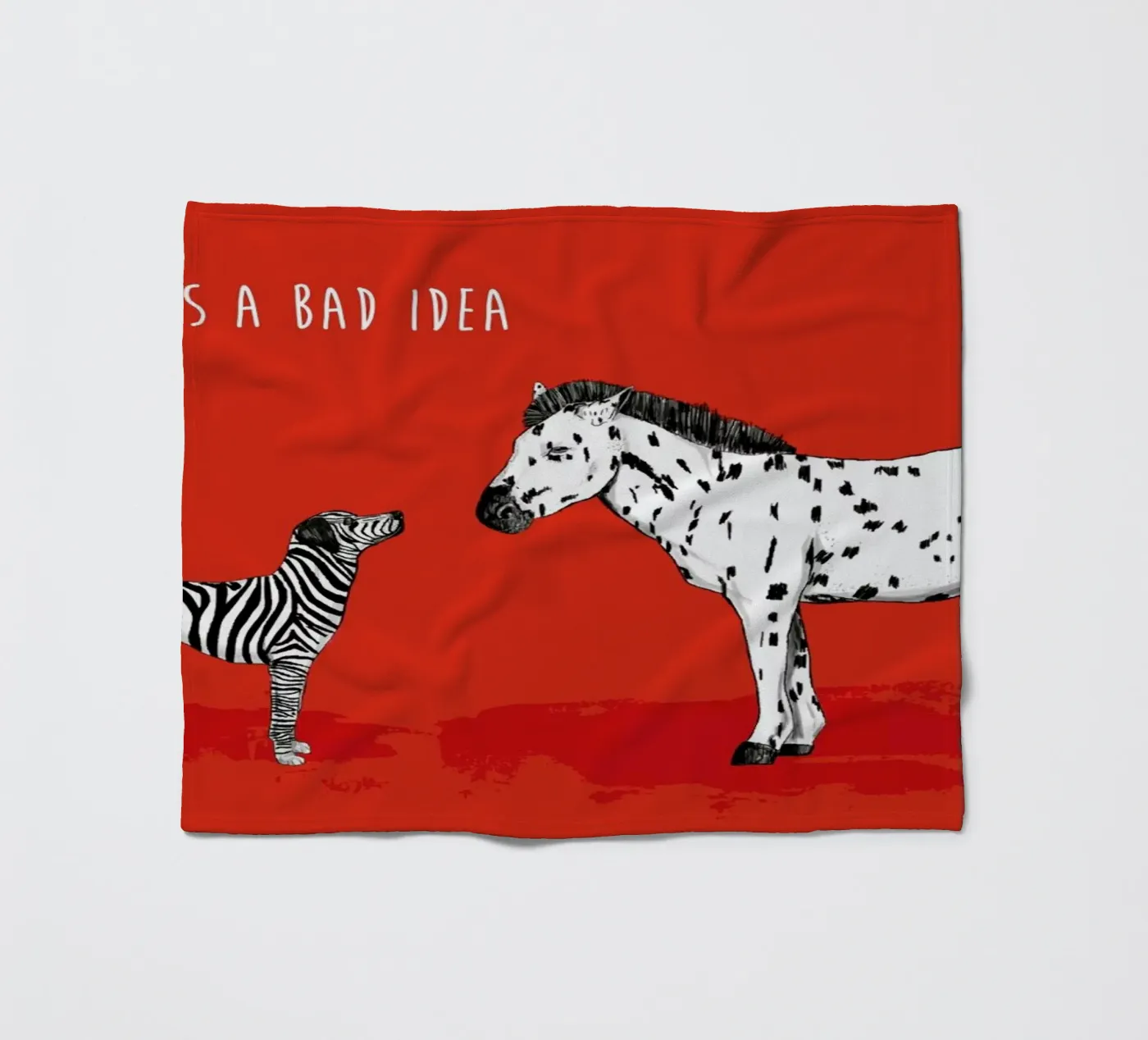 Bad Idea Fleecedecke von Balazs Solti