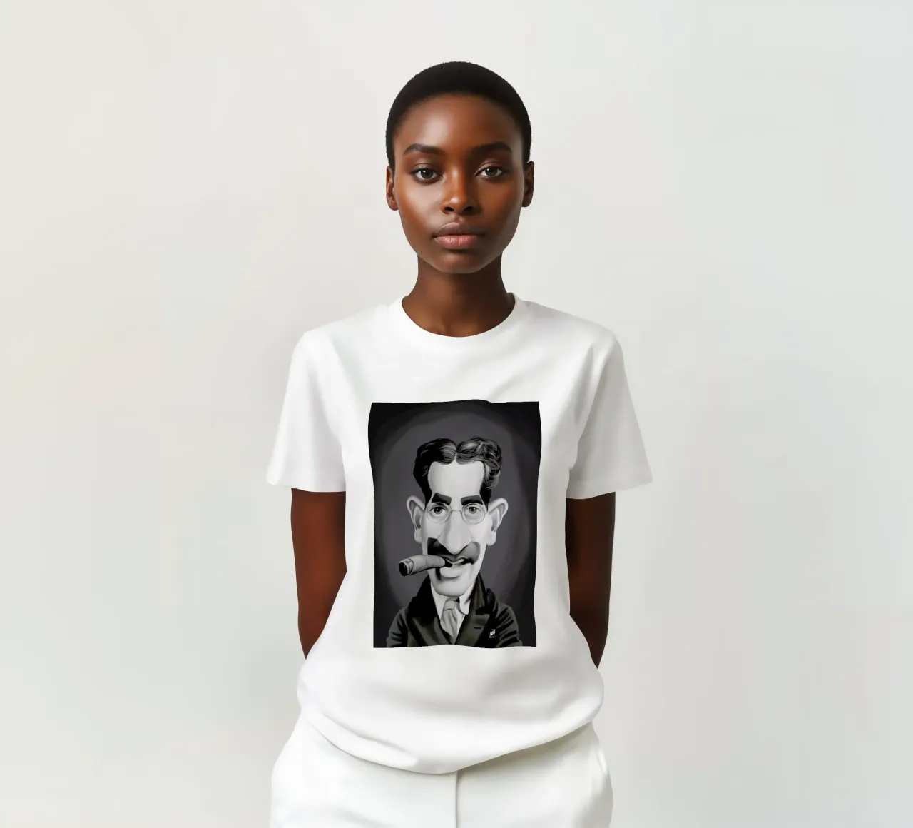 Groucho Marx t-shirt da Rob Art | Illustration