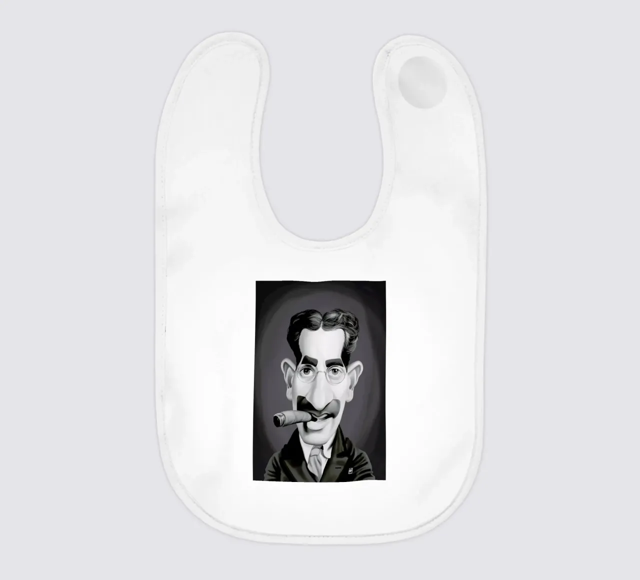 Groucho Marx bavaglino da Rob Art | Illustration