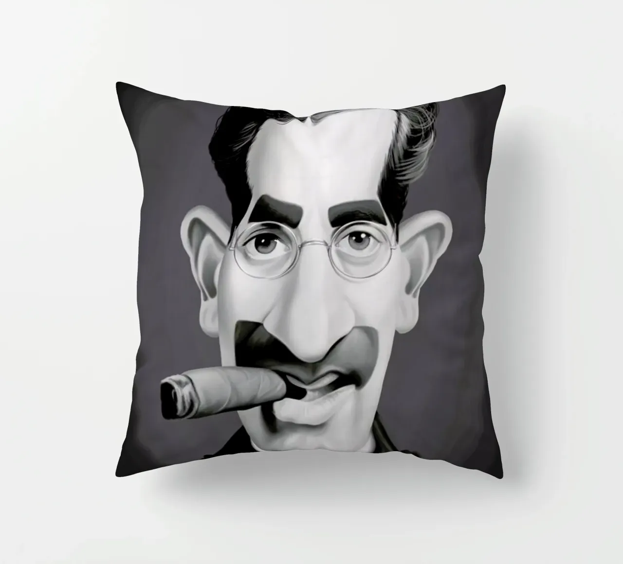Groucho Marx cuscino da Rob Art | Illustration