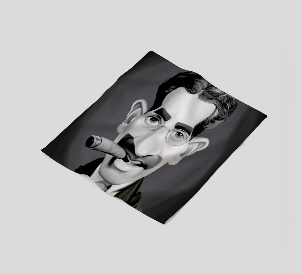 Groucho Marx coperta in pile da Rob Art | Illustration
