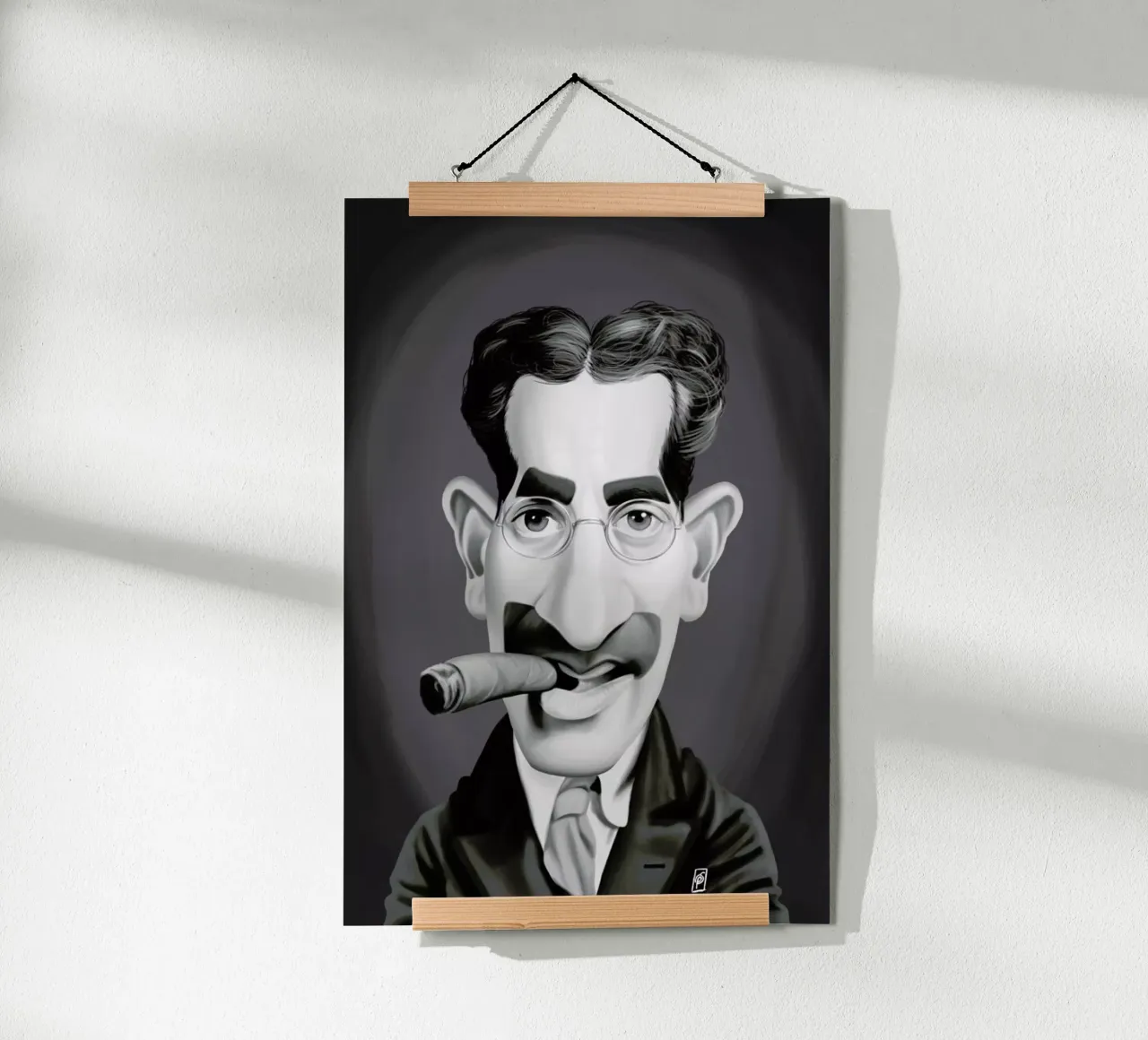 Groucho Marx carta hahnemühle da Rob Art | Illustration