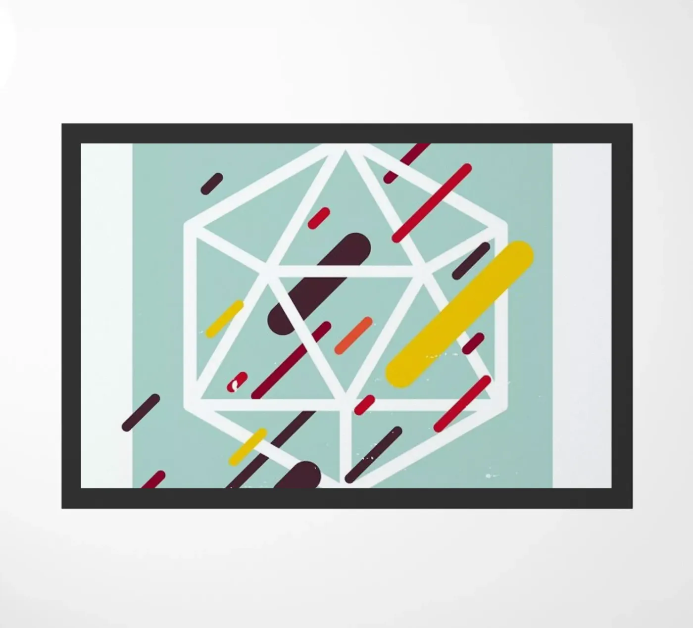 Polyhedra doormat by LeDieg