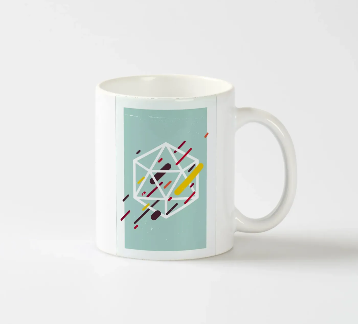Polyhedra ceramic mug by LeDieg