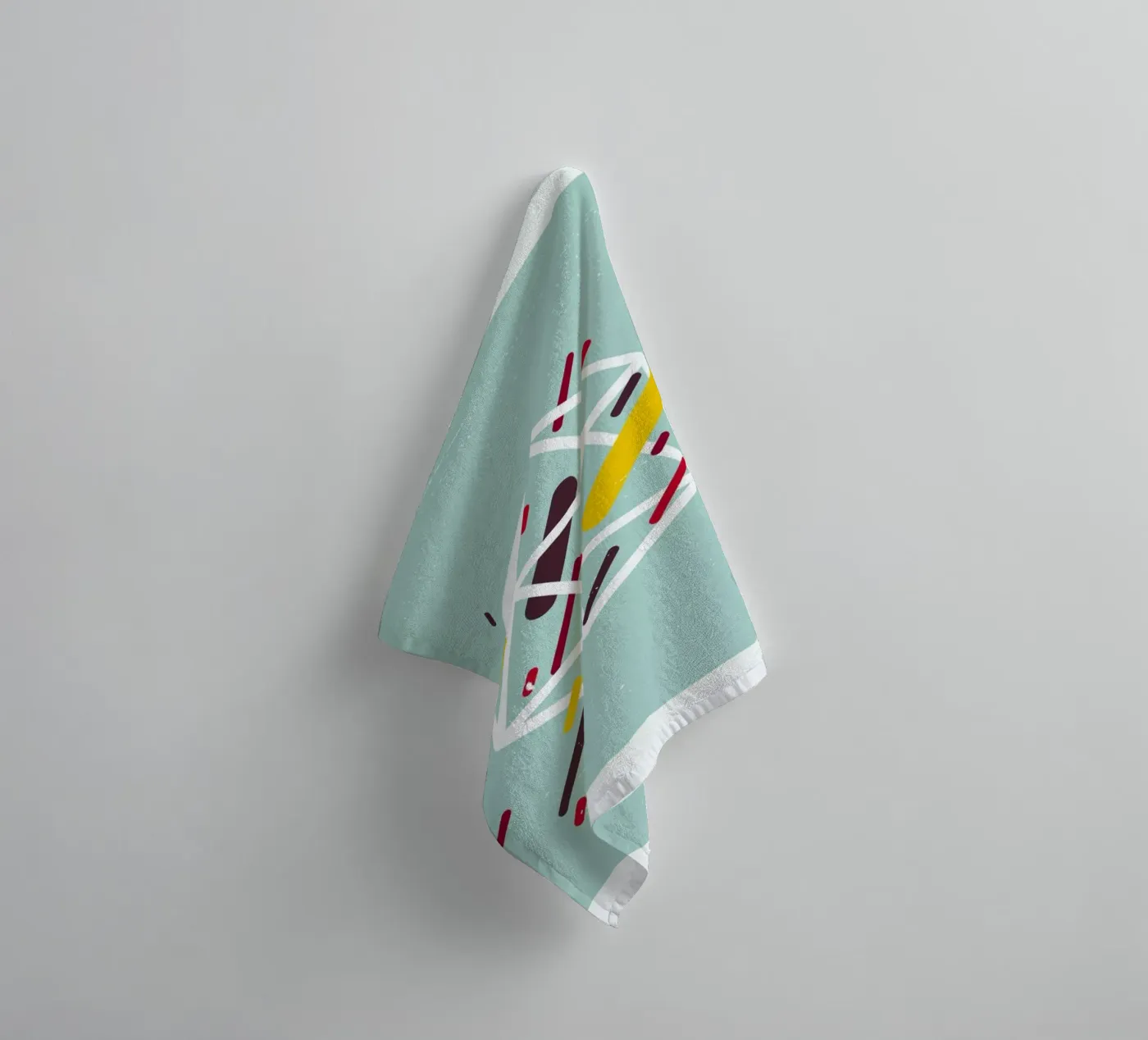 Polyhedra badhanddoek van LeDieg