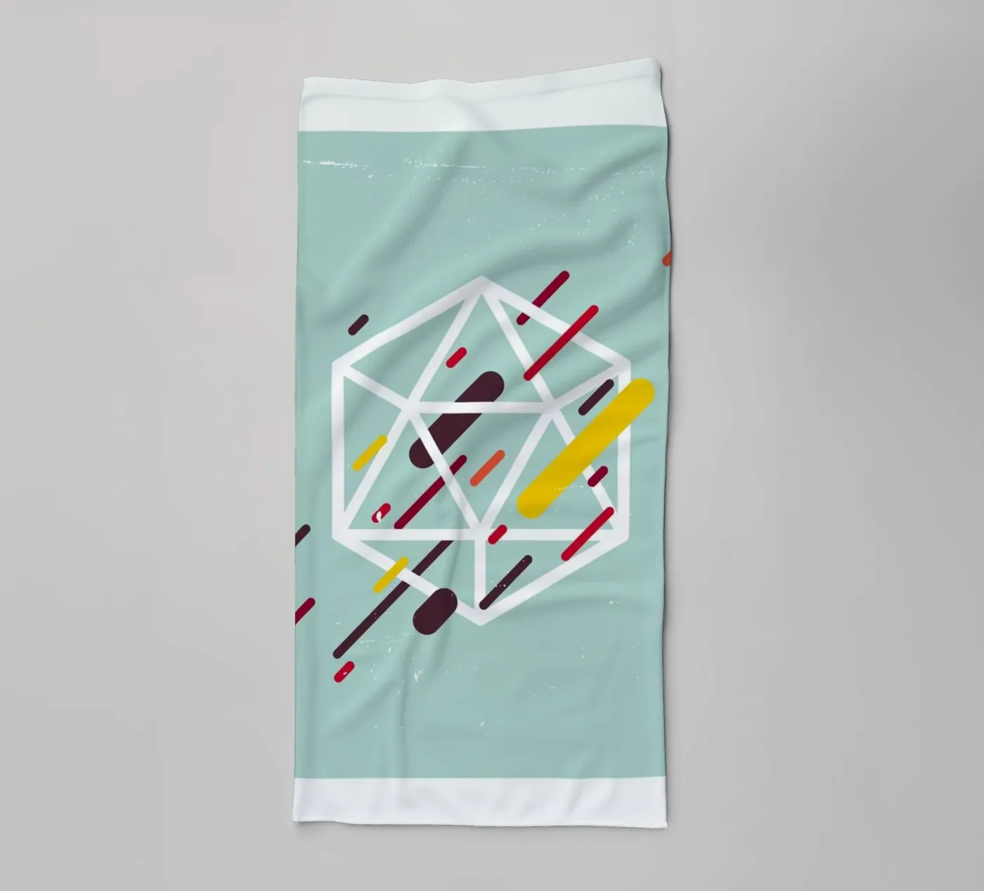 Polyhedra badhanddoek van LeDieg