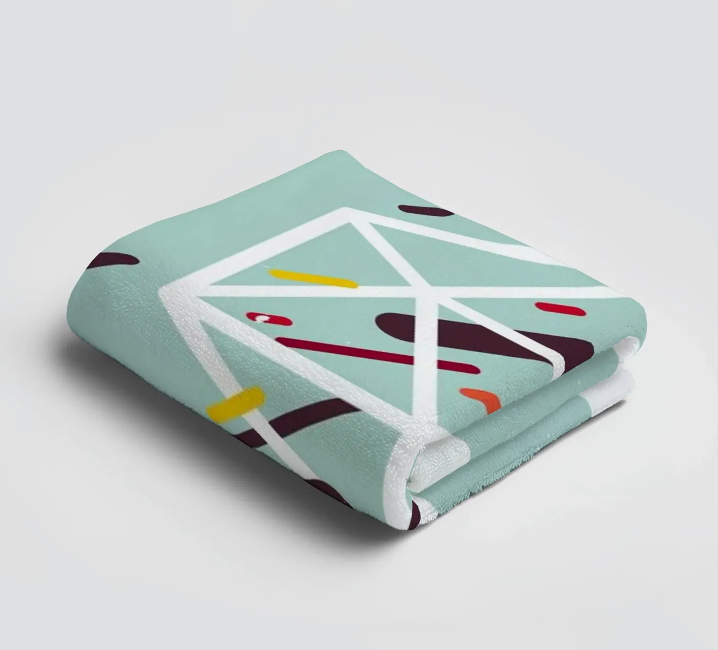 Polyhedra badhanddoek van LeDieg