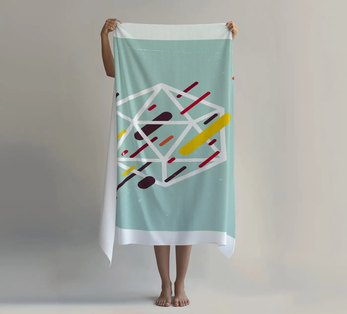 Polyhedra serviette de plage de LeDieg